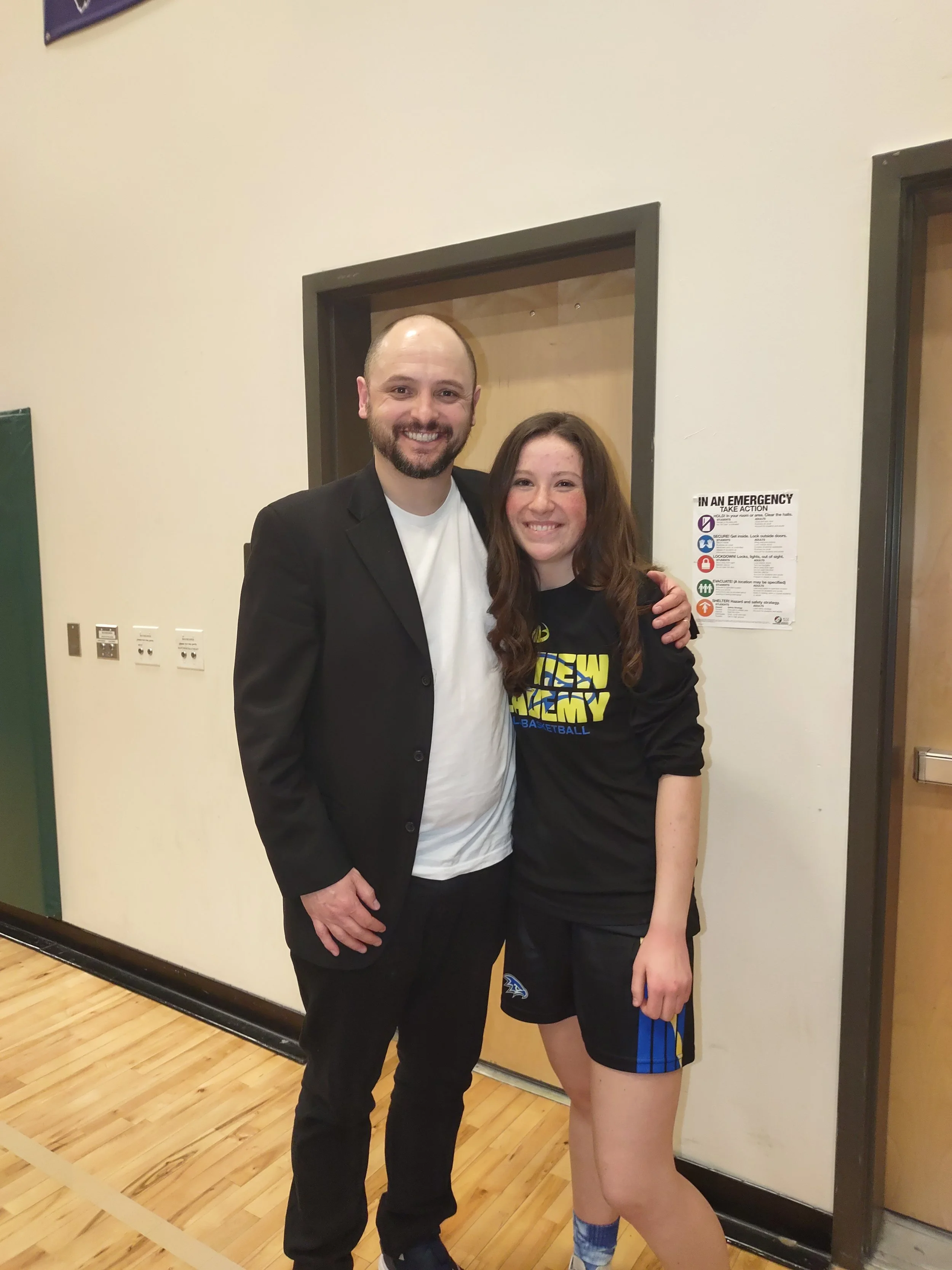 Senior Night for Lion Alaina Utesch who lettered 3 times on the varsity!