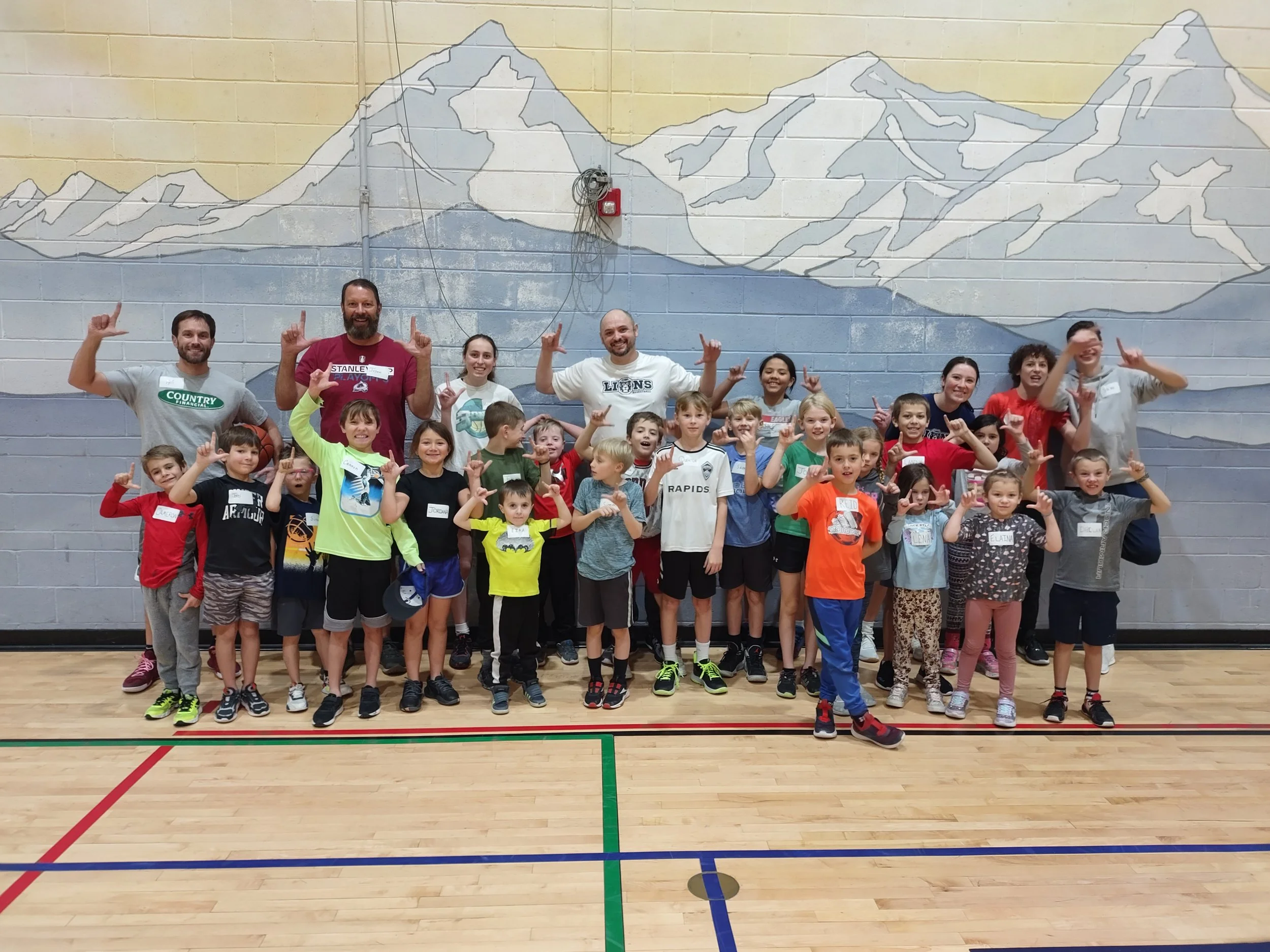 Lions led a youth basketball camp for a local church's elementary aged kids. We led them in good skill work and proclaimed the Gospel of Jesus Christ. 
