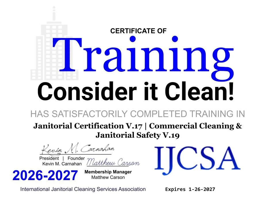 IJCSA Commercial Cleaning + Janitorial Safety