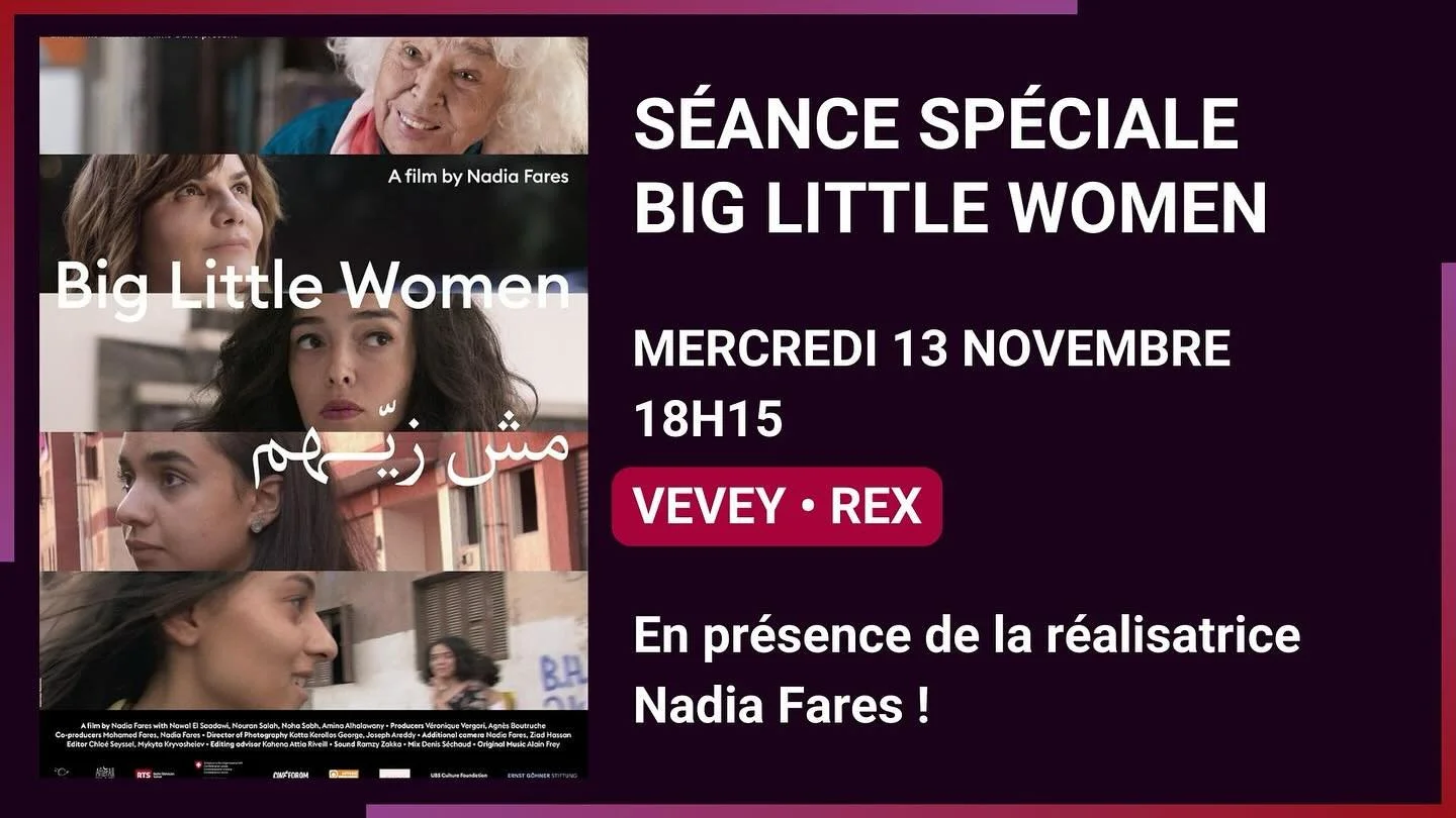 A special screening for our award-winning film &ldquo; Big Little Women&rdquo; at the cinema Rex 2 in Vevey at 6:15pm

The screening will be followed by a Q&amp;A in presence of the director.
Looking forward to see you there!

#BigLittleWomen #Screen