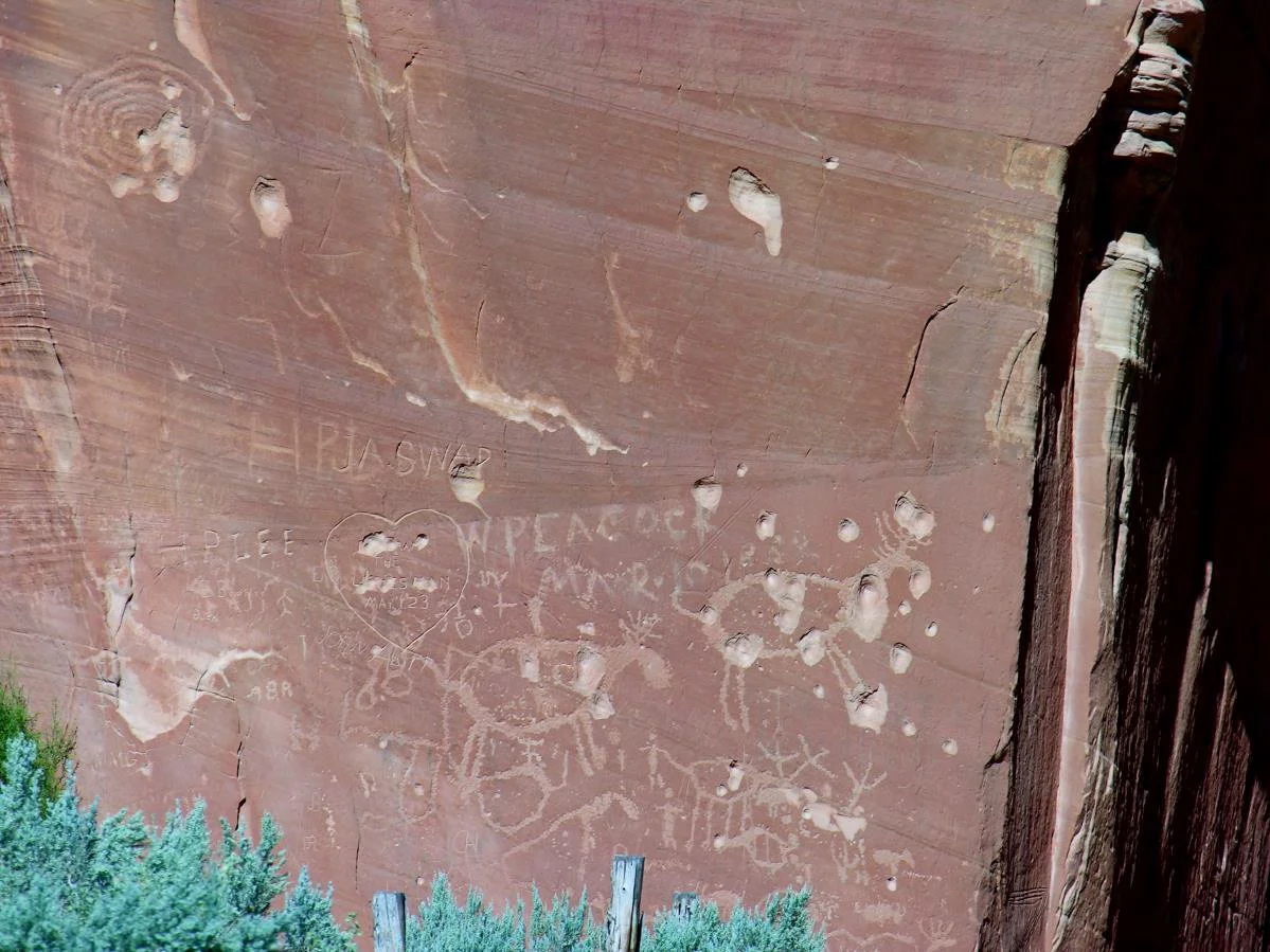 Here are additional photos of desecrated sites...