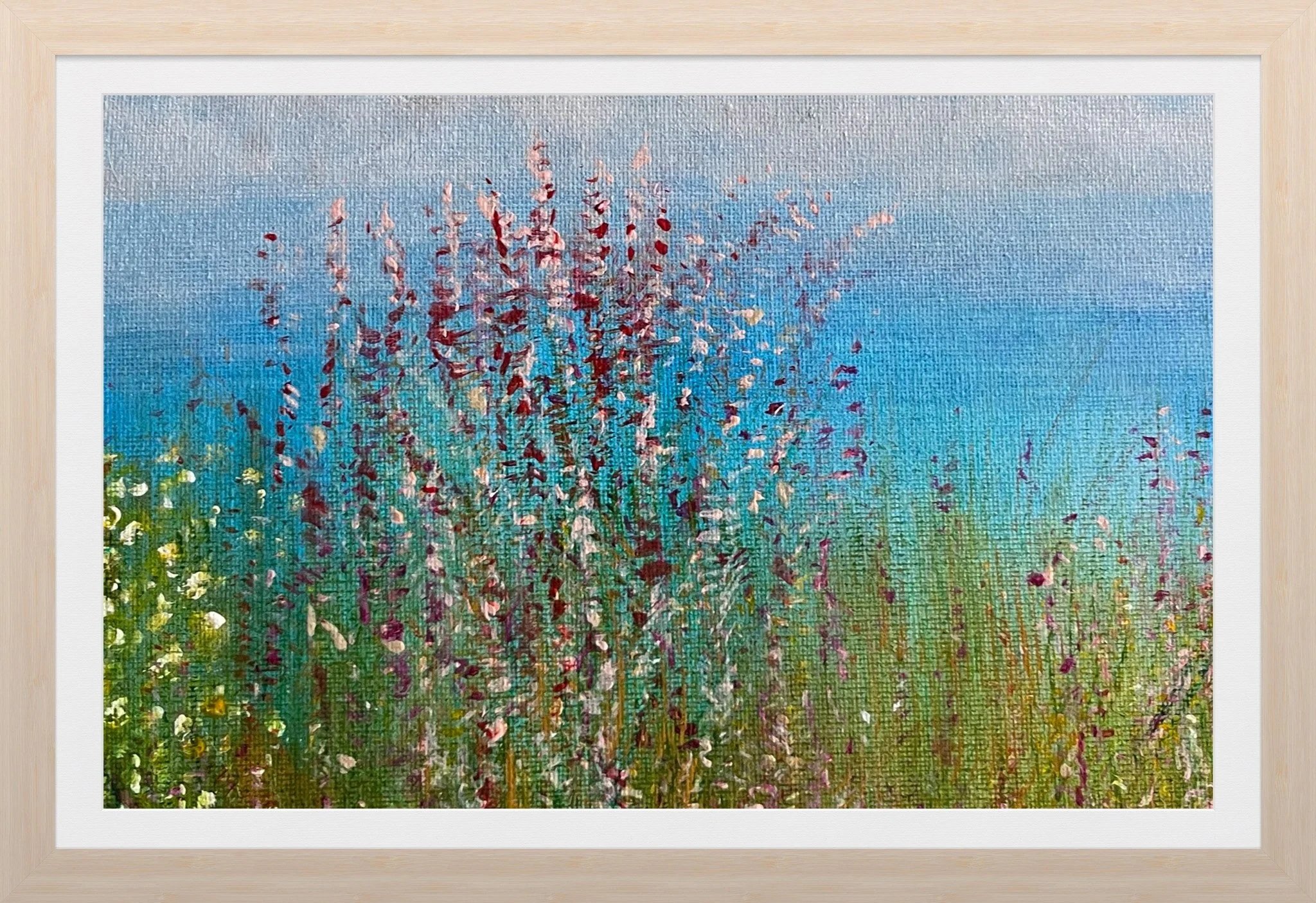 Acrylic on canvas 10x8" "The Field"