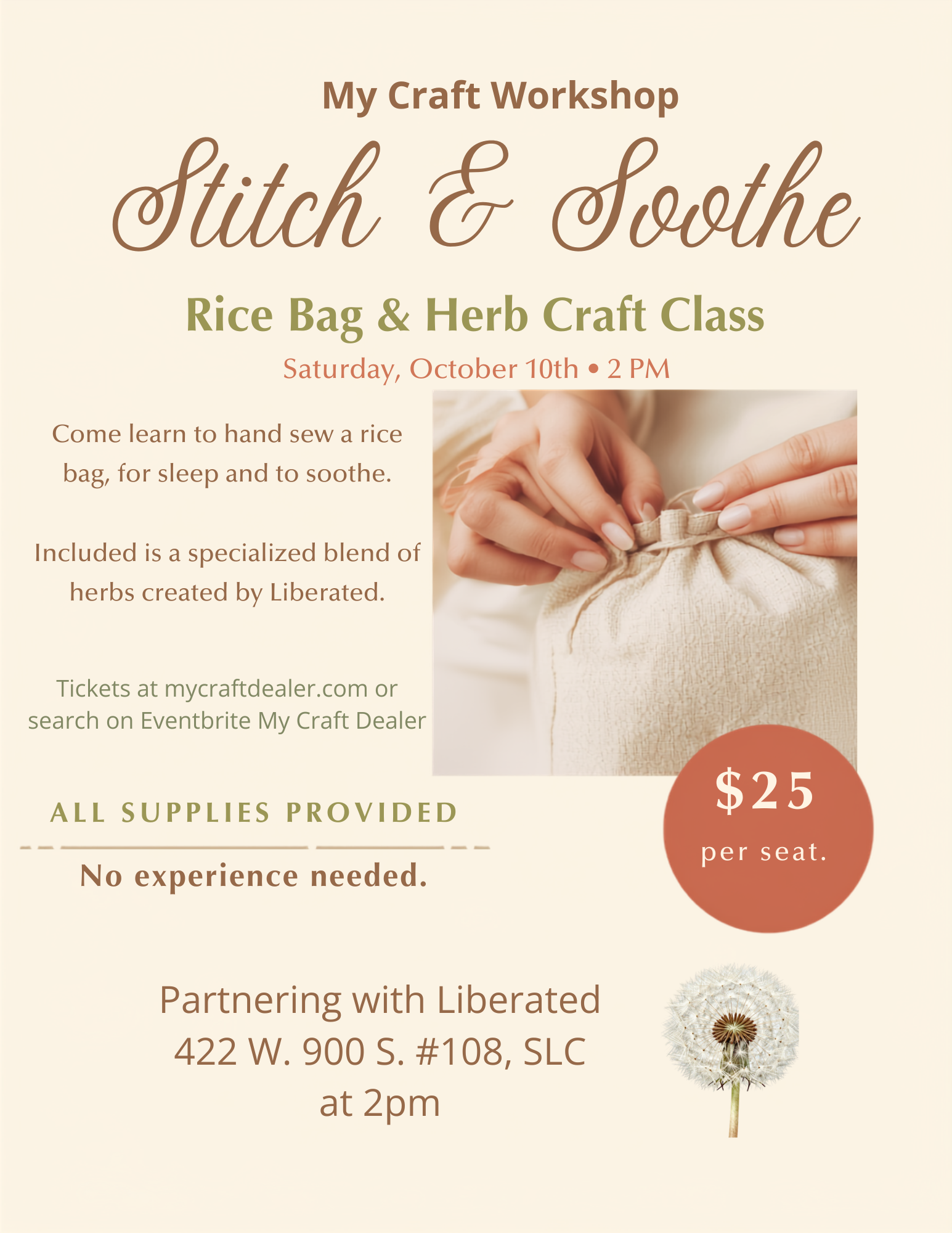 My Craft Workshop-Stitch and Soothe