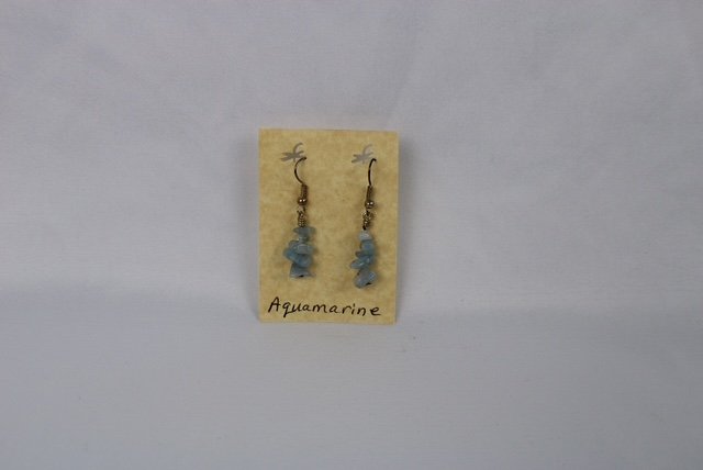 Sterling Silver and Aquamarine Earrings