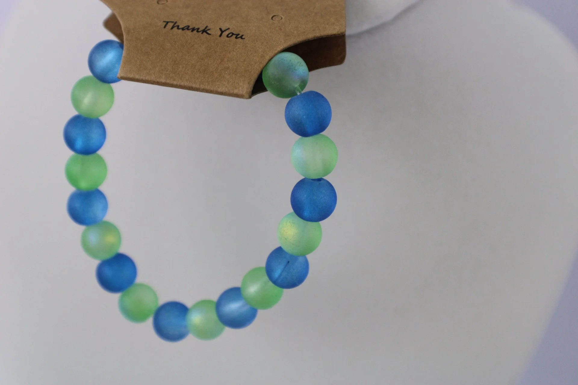 Sydnee blue and green bead bracelette.JPG