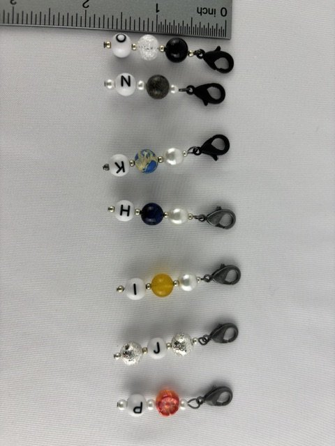 Initial Purse Charms