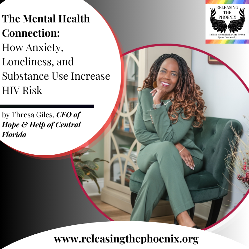 The Mental Health Connection: How Anxiety, Loneliness, and Substance Use Increase HIV Risk