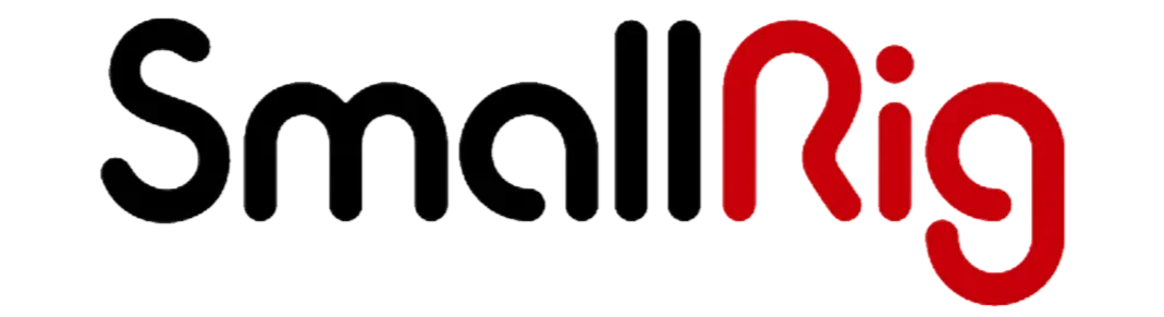 Logo with the words "Small Rig," with "Small" in black and "Rig" in red.