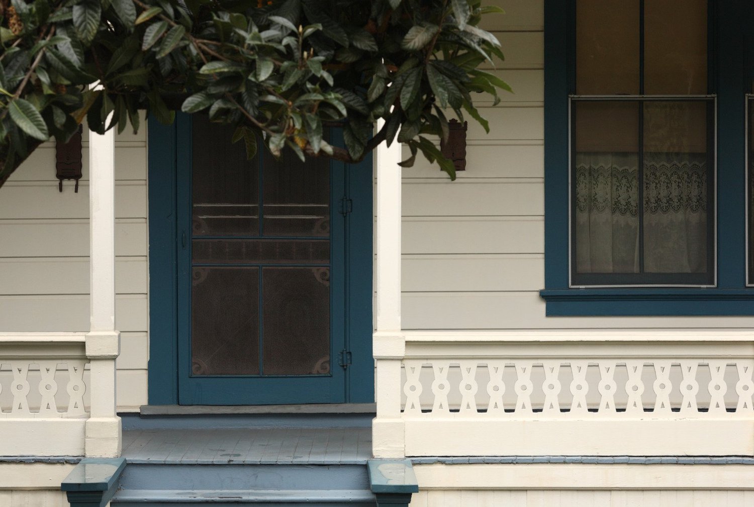 An inviting country porch with room to sit and relax