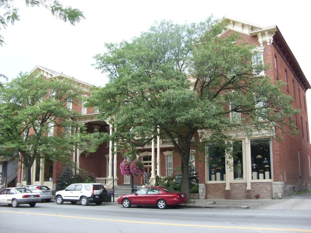 Hotel Augustan building in Cobleskill, New York, photographed in 2008