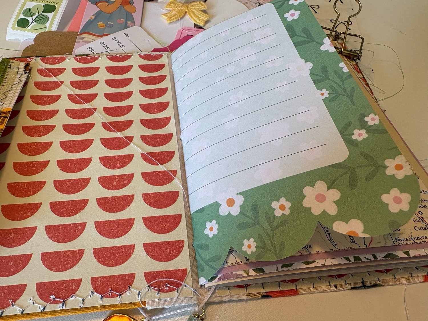 Mini retro junk journal with 20 pc minis pack -F — Paper Terrace