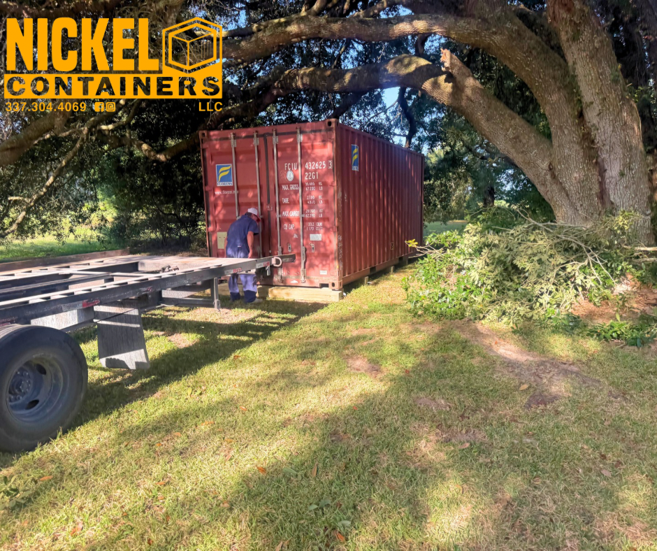 20' Used Container Delivered in Louisiana