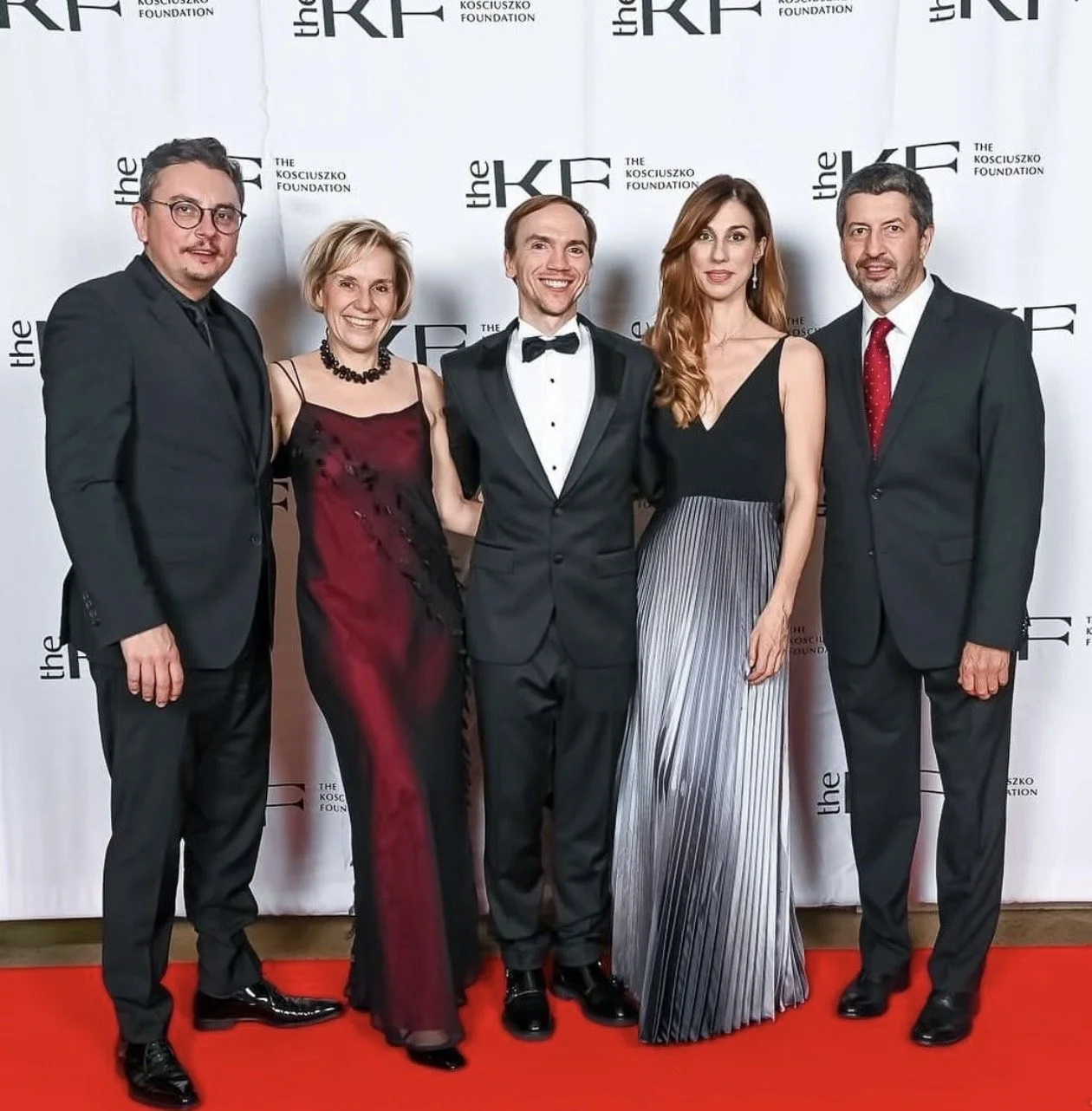 Receiving of the Kosciuszko Foundation’s Appreciation Award