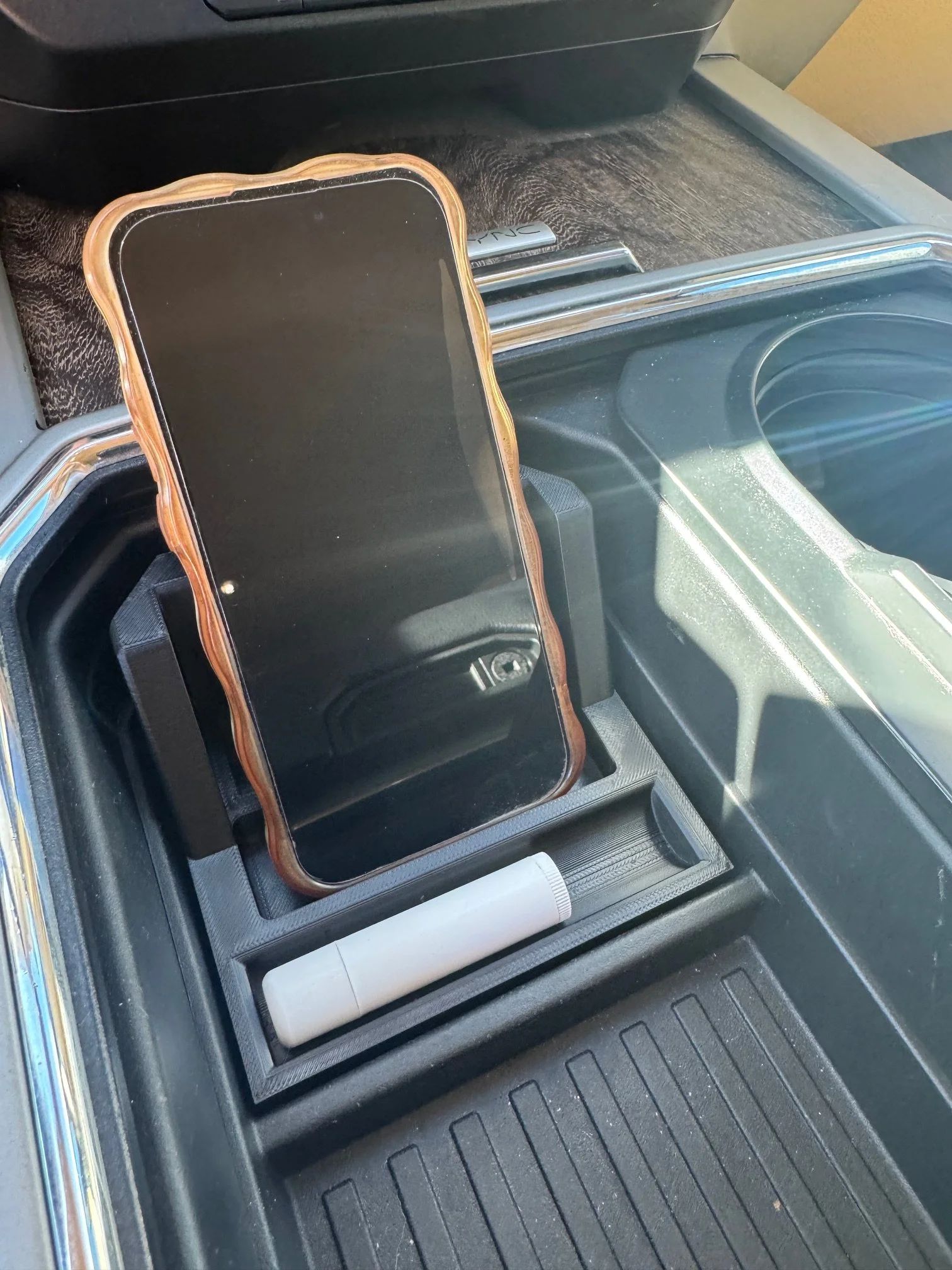 2017-2022 Ford F250/F350 Center Console Phone Holder