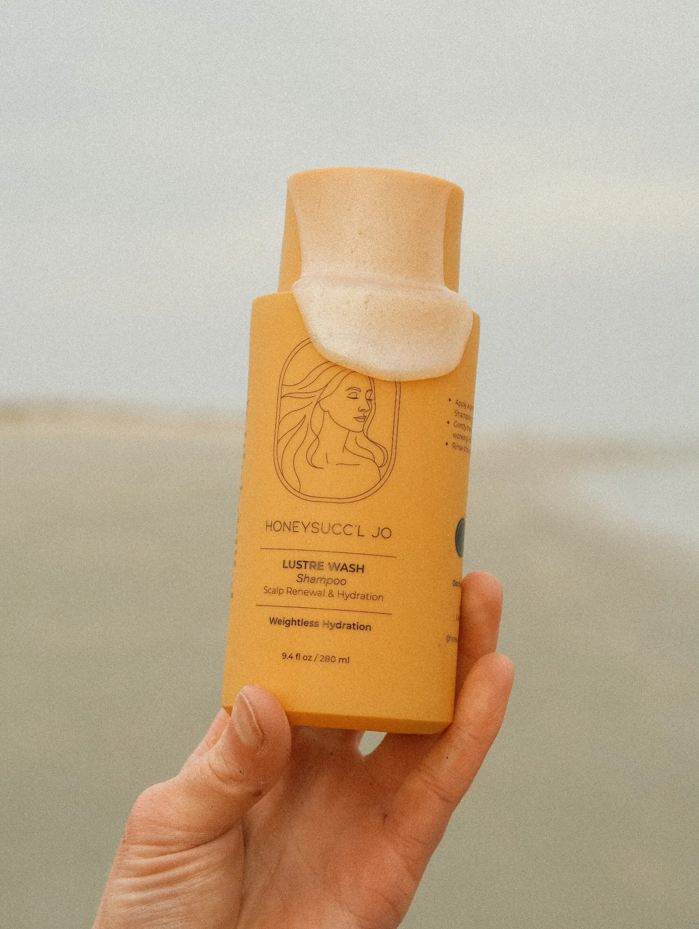 Soft lather. Real glow.

LUSTRE WASH is your gentle reset, crafted to renew the scalp, restore hydration, and leave strands feeling clean, balanced, and weightless. Thoughtfully formulated to support healthy hair from the root up, because true shine 