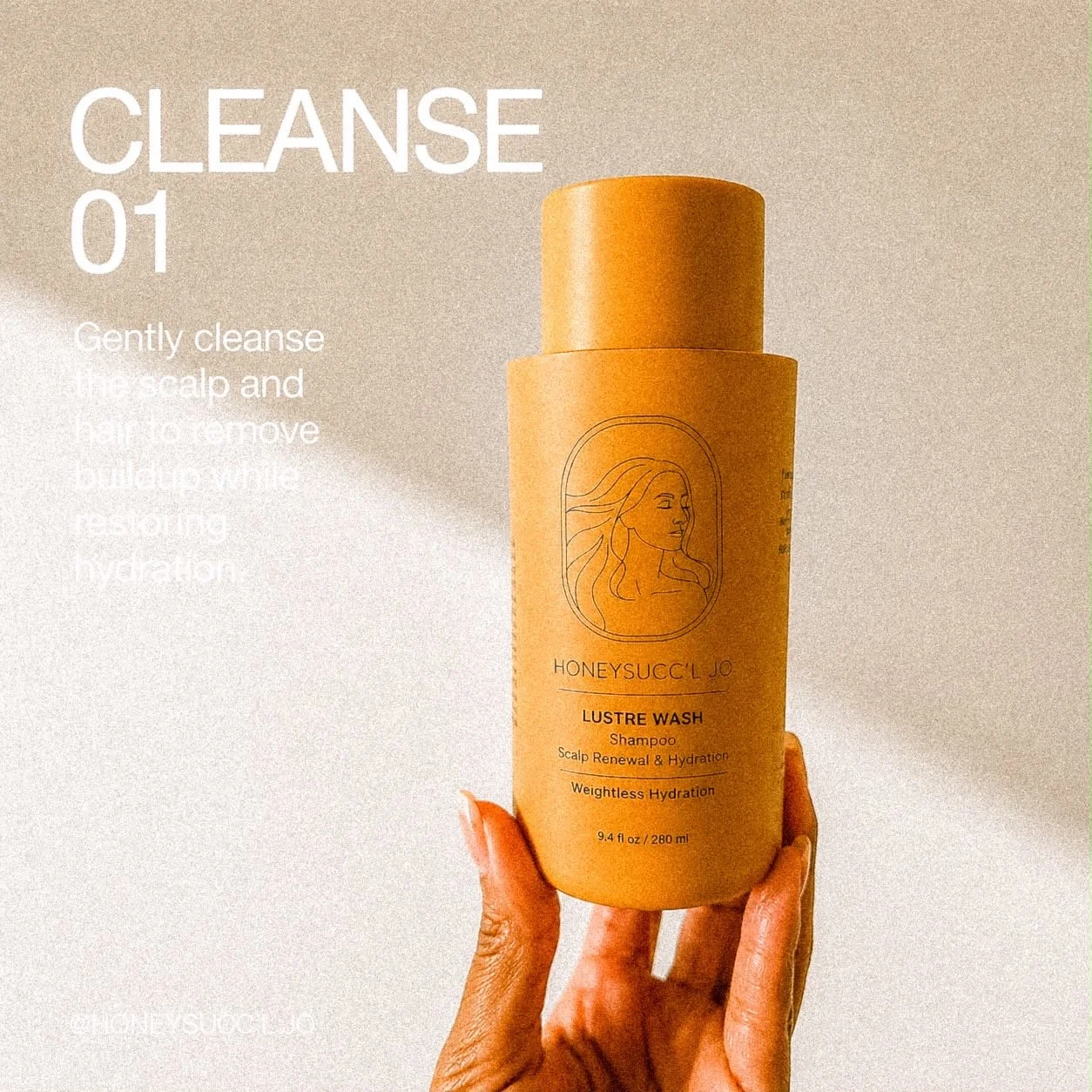 1HONEYSUCC’L JO LUSTRE WASH fermented rice water shampoo