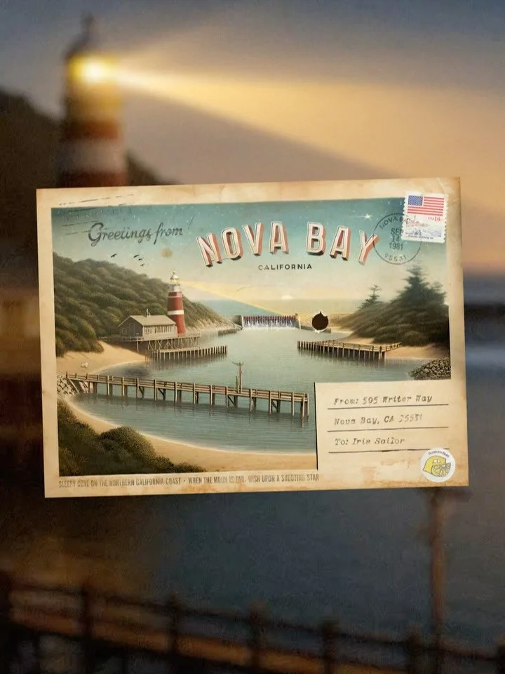 🎁 ⚠️ GIVEAWAY ⚠️ 🎁

The inciting incident of The Lemon Twist is when Iris Sailor anonymously receives this exact postcard in the mail 📬 The first 25 people to comment on this post will also receive their very own postcard to use as a bookmark 📖 W