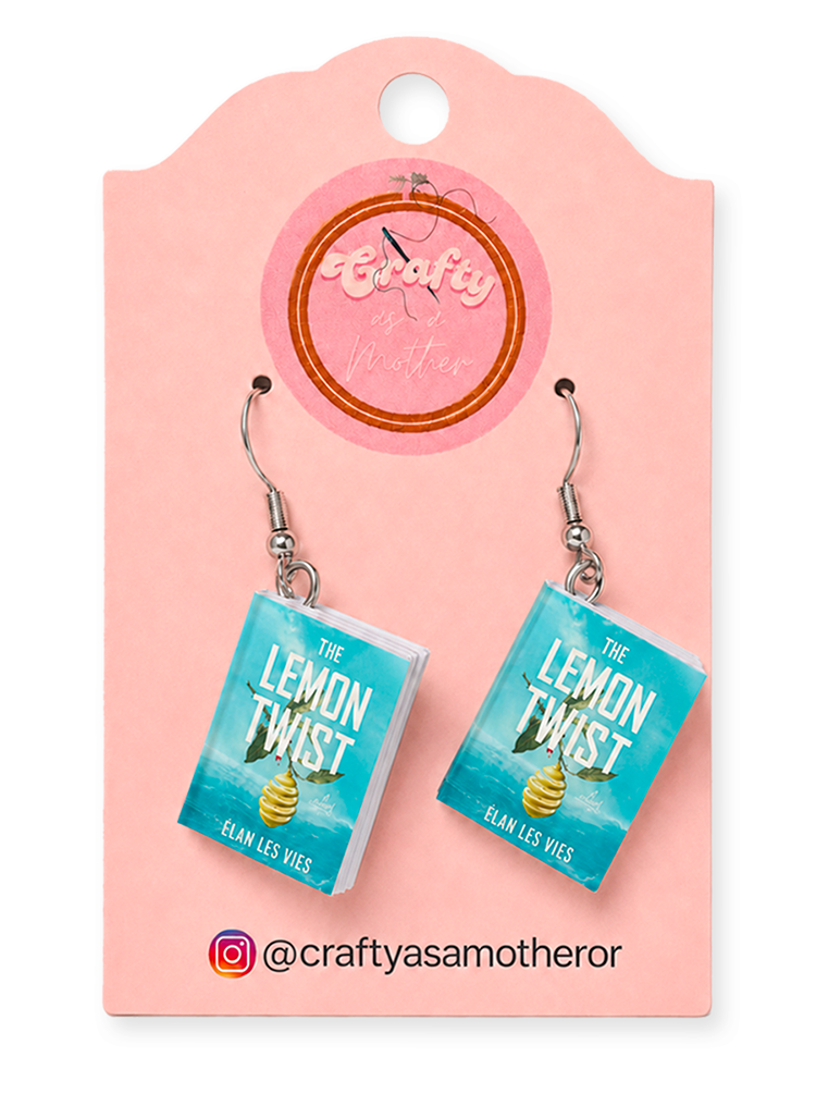 Book Earrings