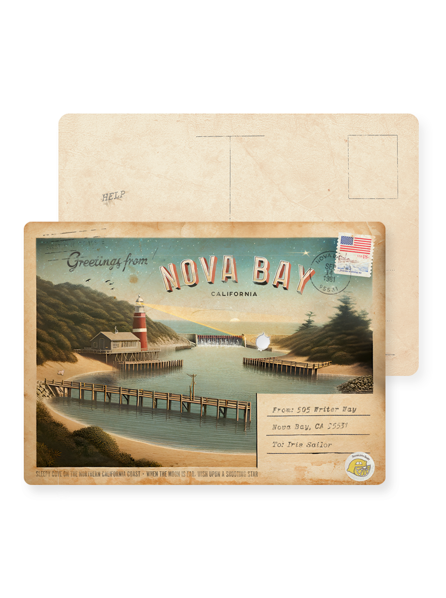 Postcard Bookmark
