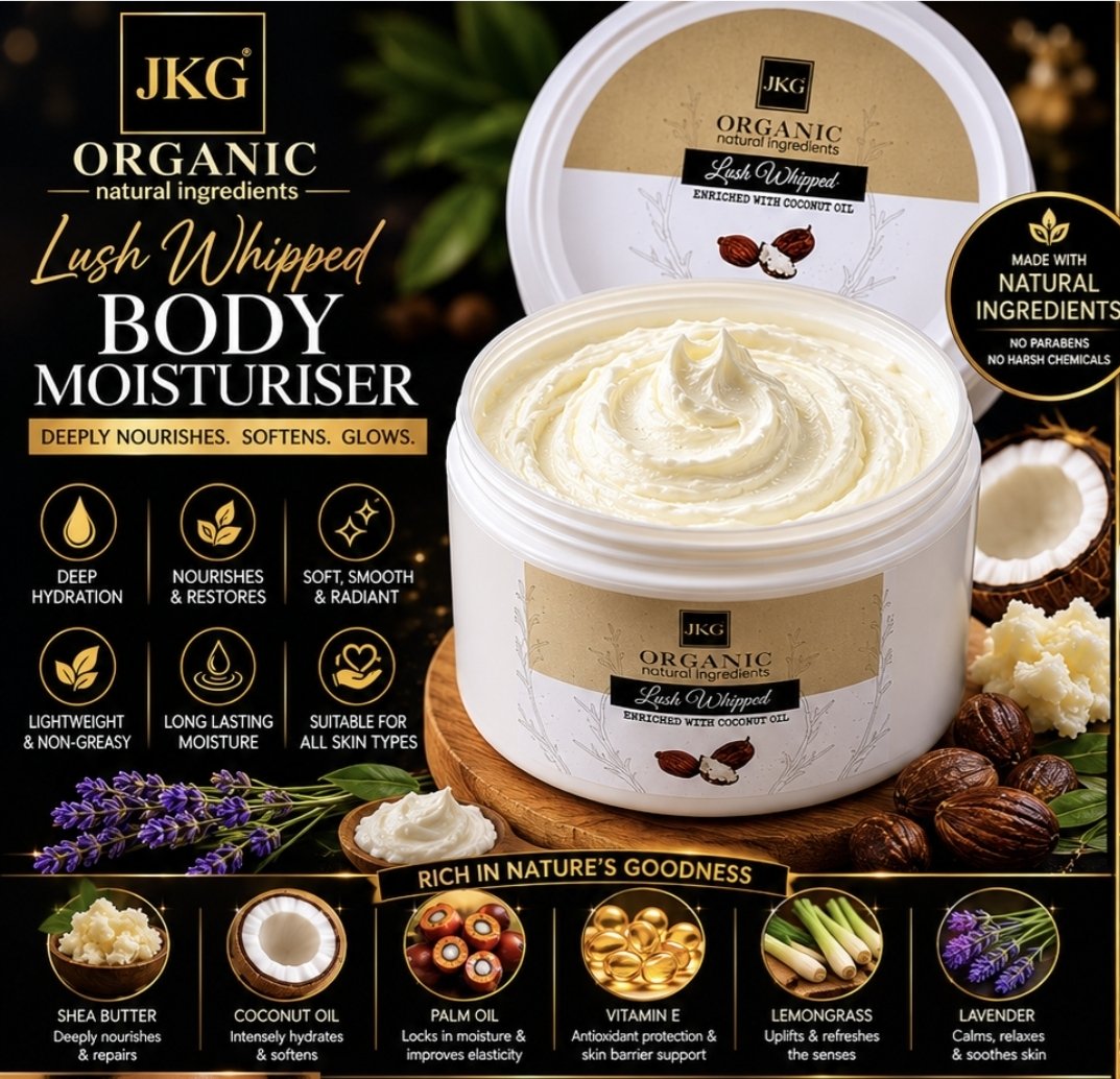 Lush Whipped Body Moisturiser (210 ML): Soft, Silky Skin with Every Scoop