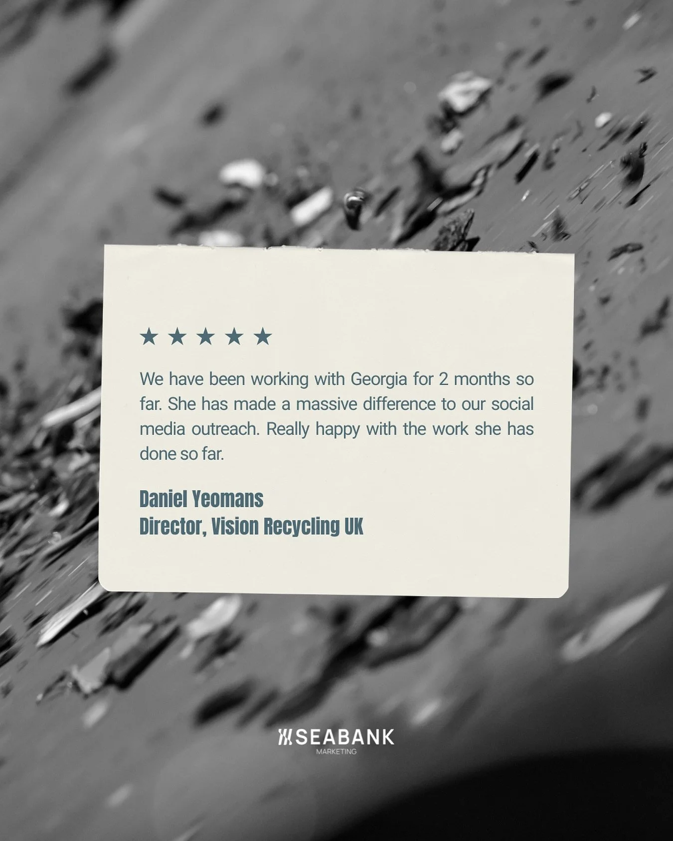 My first review! 🥹

Nothing makes me prouder than building social analytics for my clients 🥰 

The ideas are flowing, the stats are growing and we&rsquo;re just getting started 💪🏼