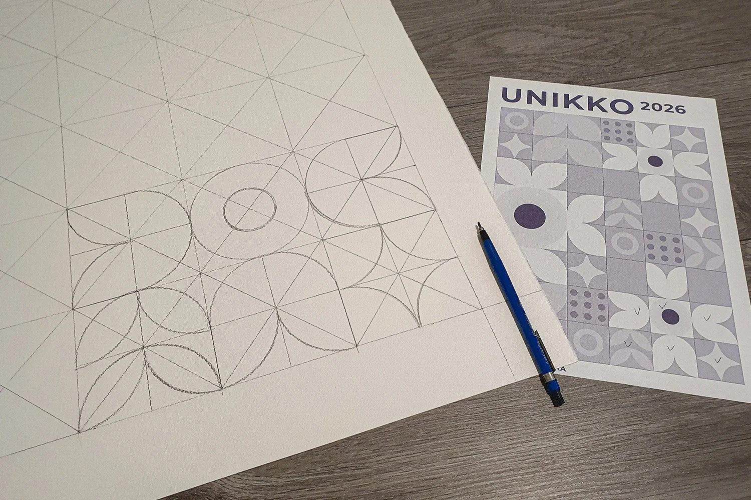 Printout sheet for grid creation