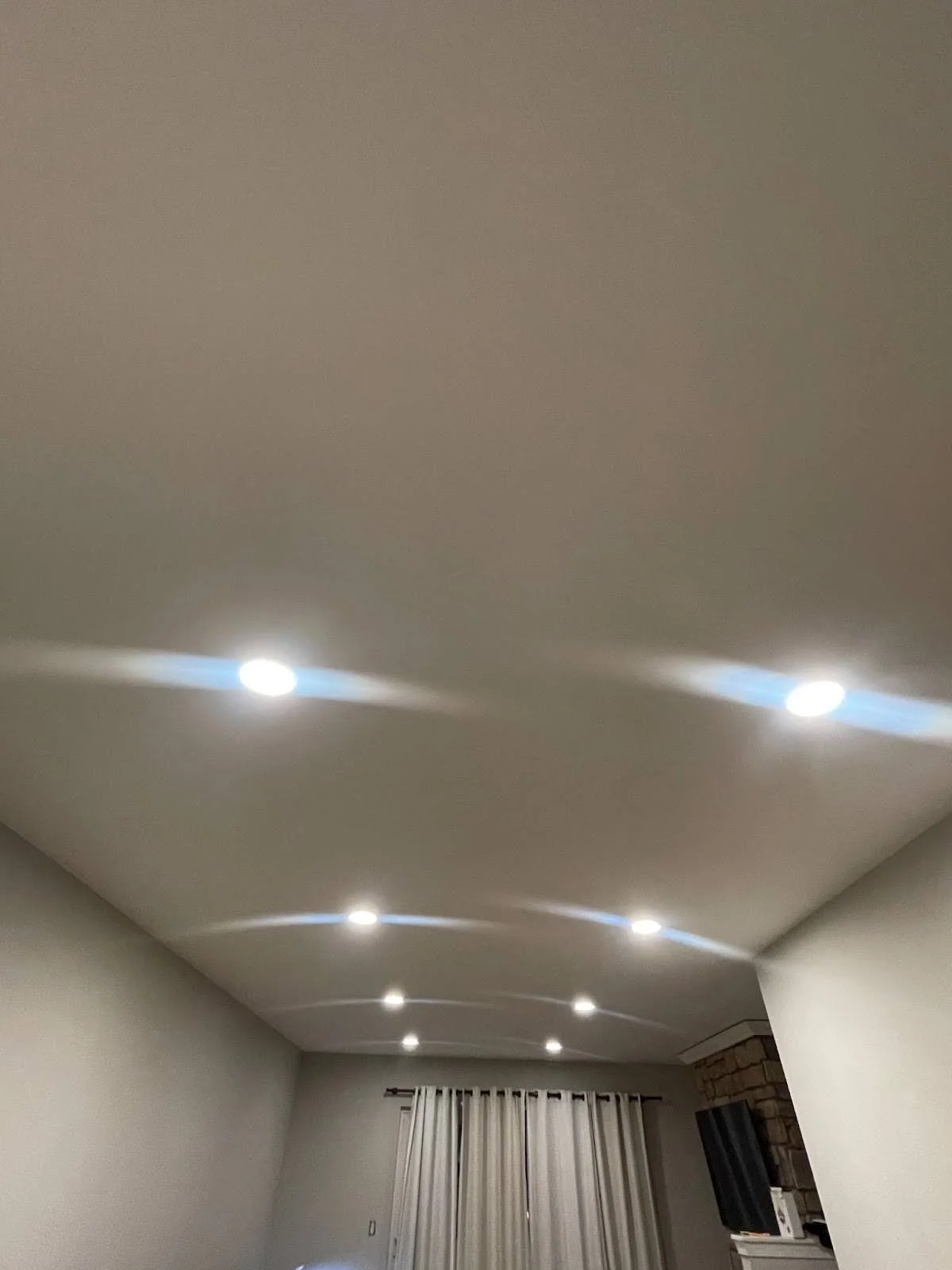Living Room Ceiling Light Installation
