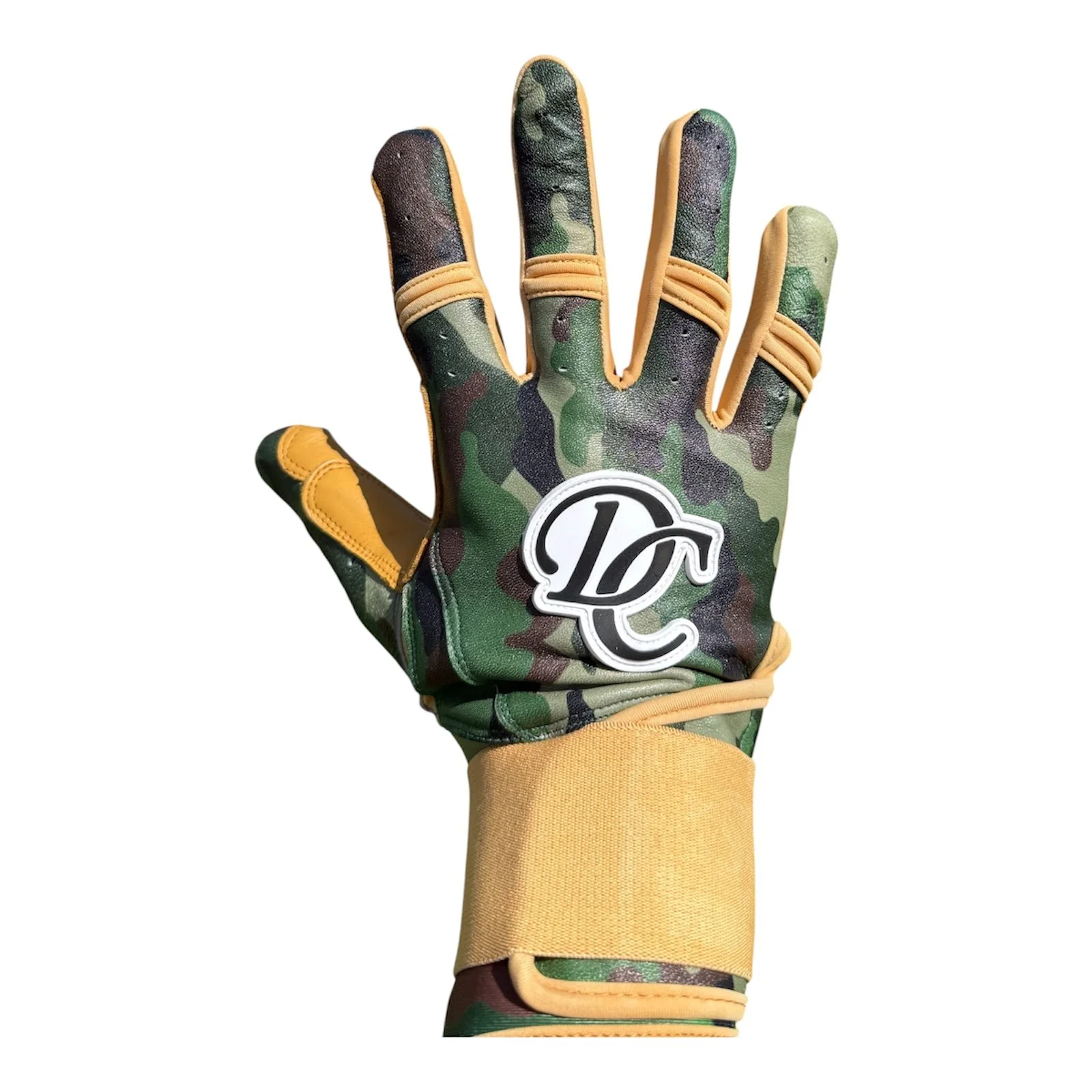 Long Cuff Batting Gloves - "Locked In" Camo
