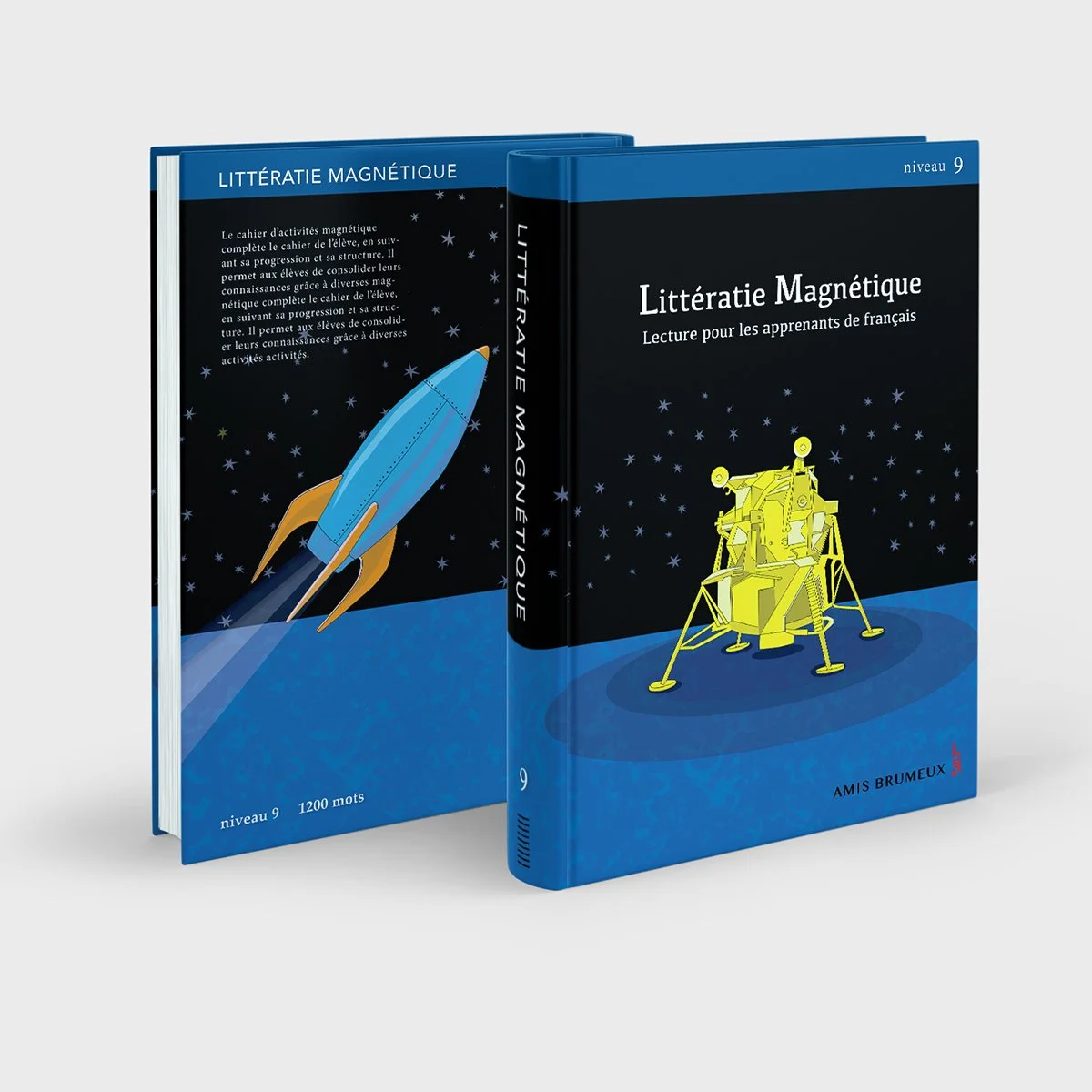 retro rocket and moon walker book cover, illustrated by Terry Marks