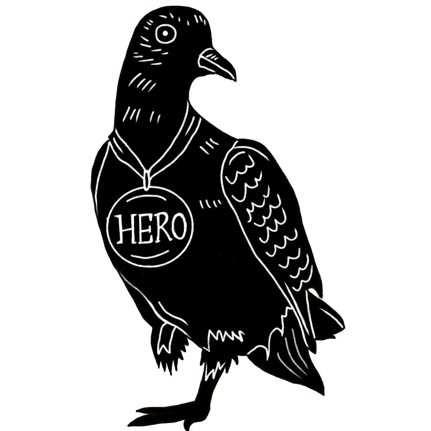one legged Pigeon hero, illustrated by Terry Marks