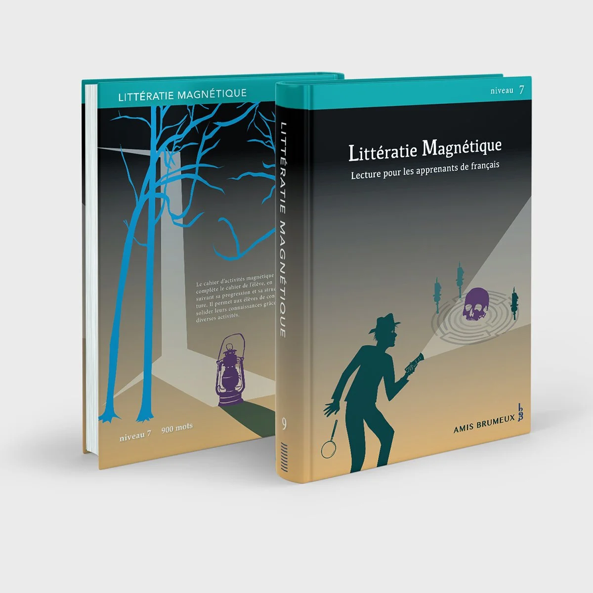 detective mystery, flashlight crypt, shadow trees, book cover, illustrated by Terry Marks