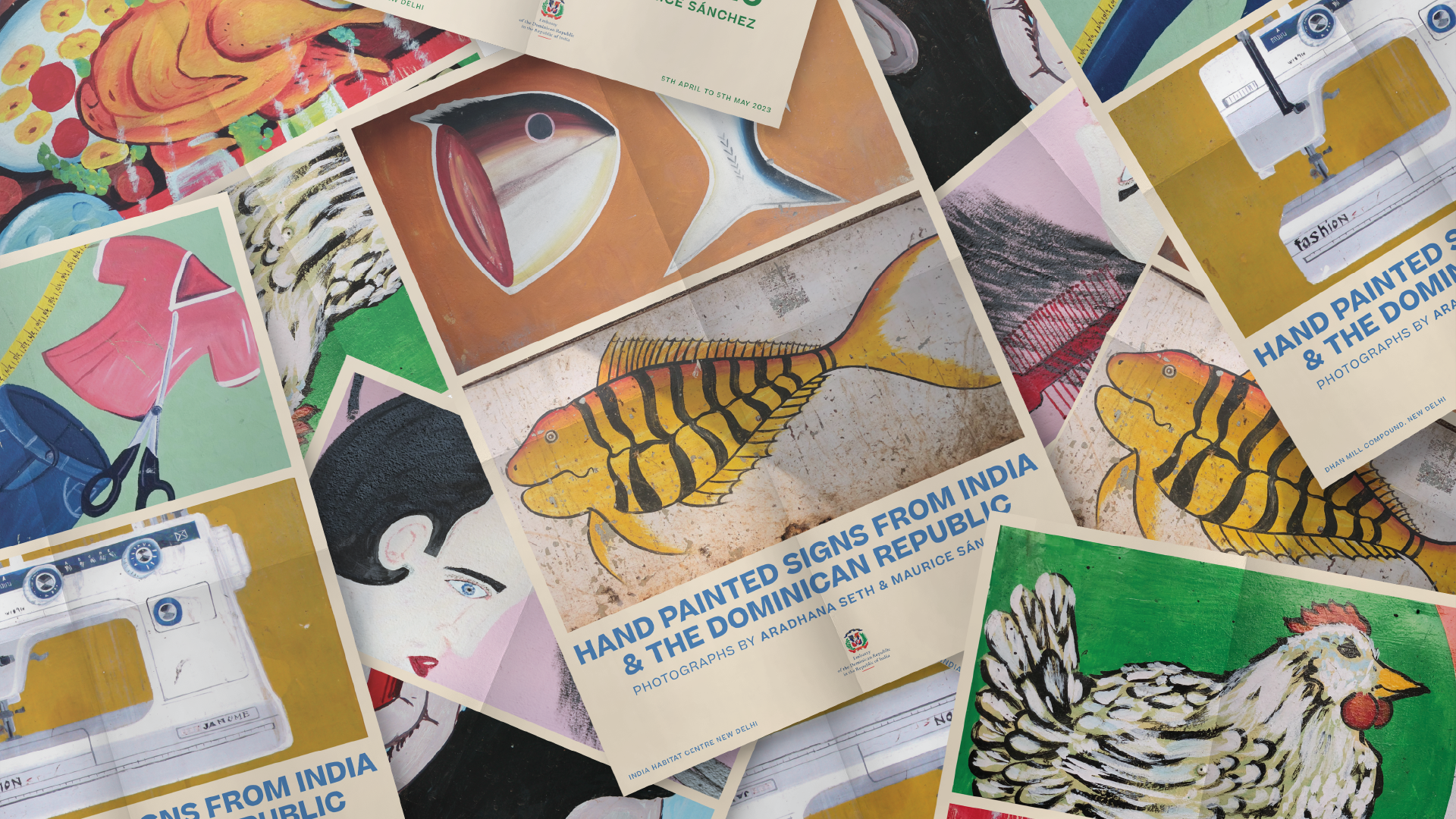 HAND PAINTED SIGNS FROM INDIA & THE DOMINICAN REPUBLIC