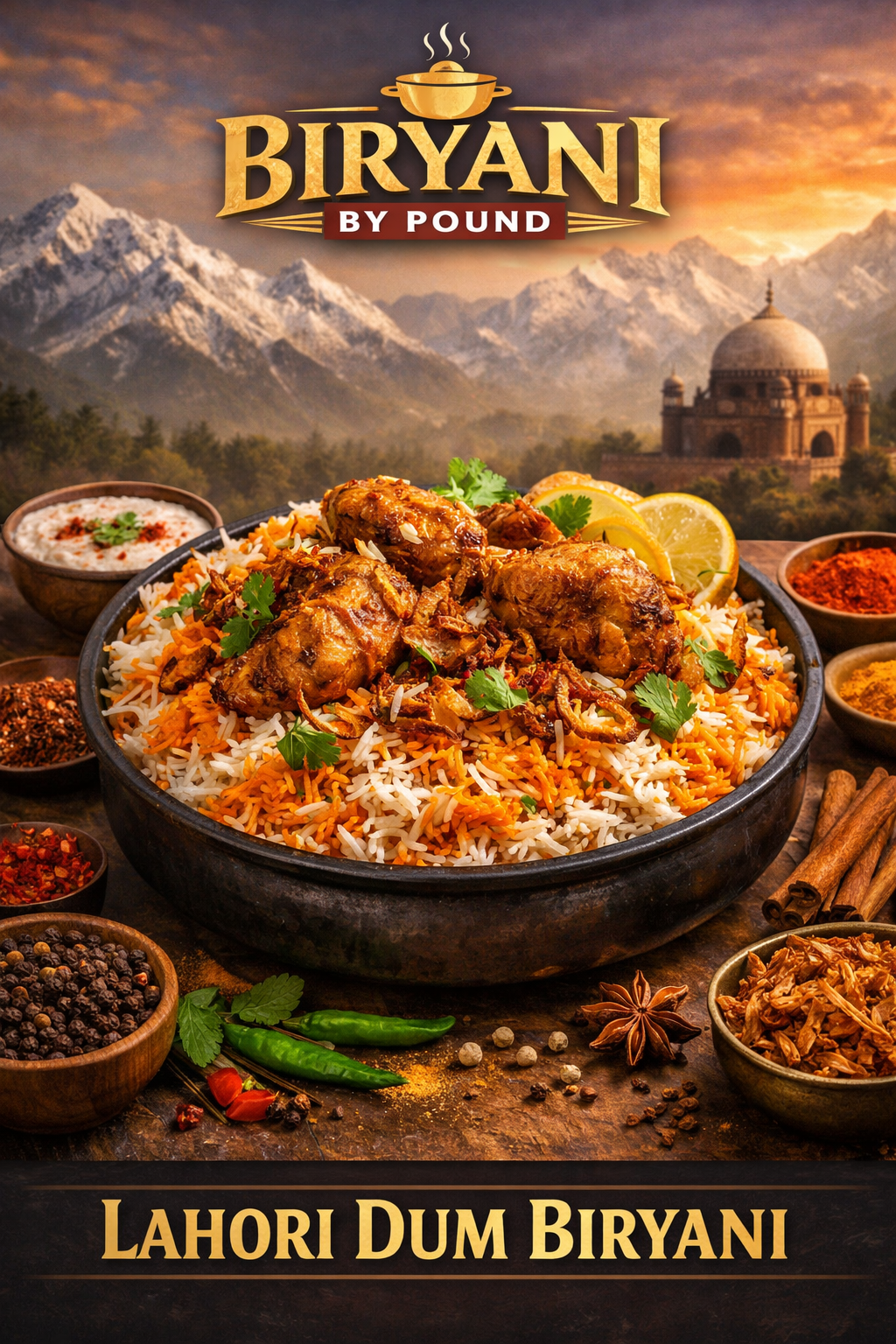 Lahori Dum Biryani - 2 Pound
