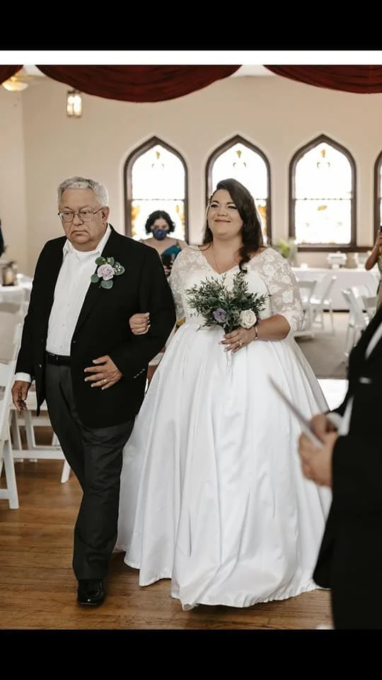 Custom wedding dress