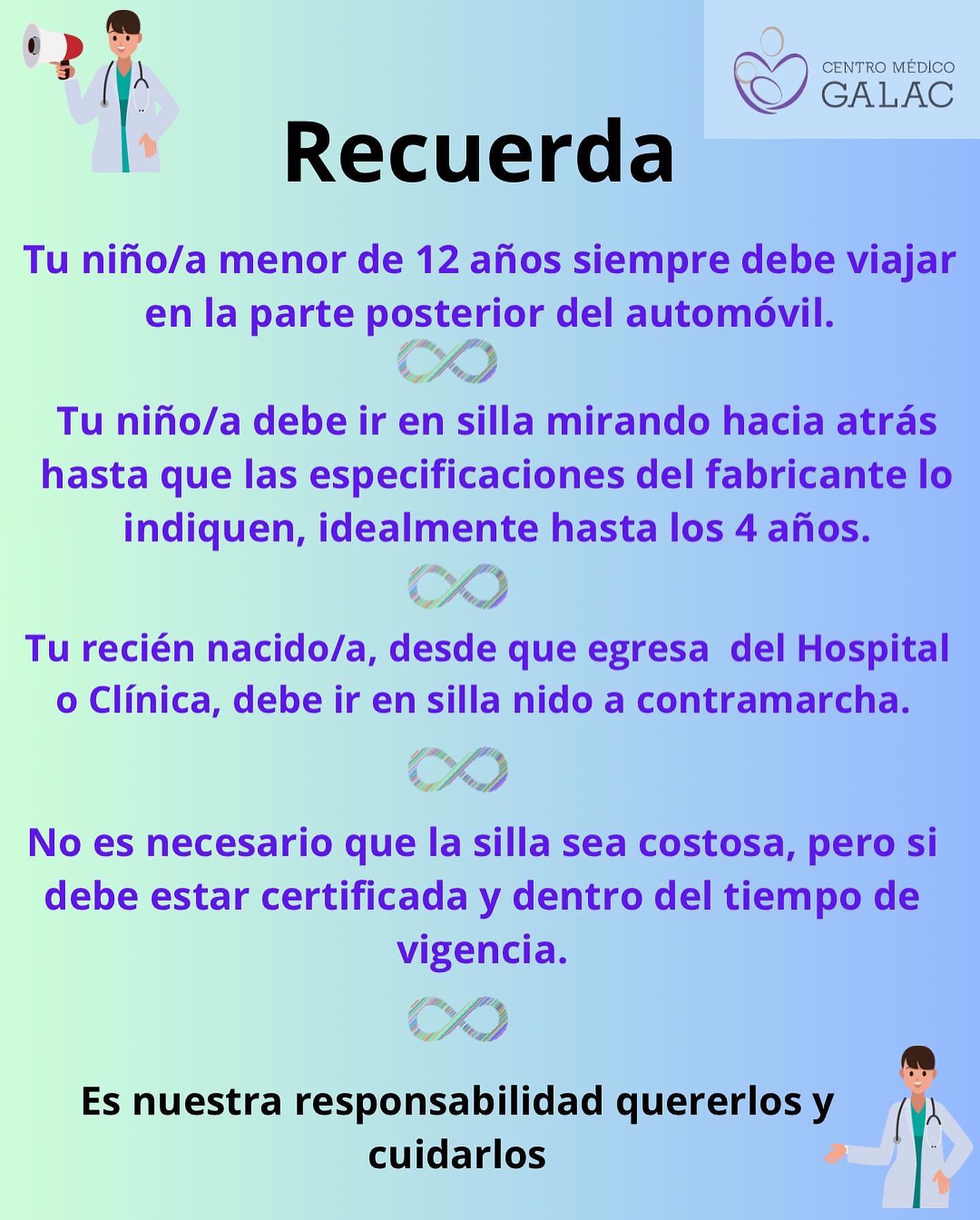 Para estas Fiestas Patrias recuerda revisar la silla de retenci&oacute;n de auto y seguir las indicaciones para que tu hij@ pueda viajar seguro. Felices fiestas les desea Centro m&eacute;dico GaLac. #pediatriarancagua #pediatr&iacute;arancaguaprevenc