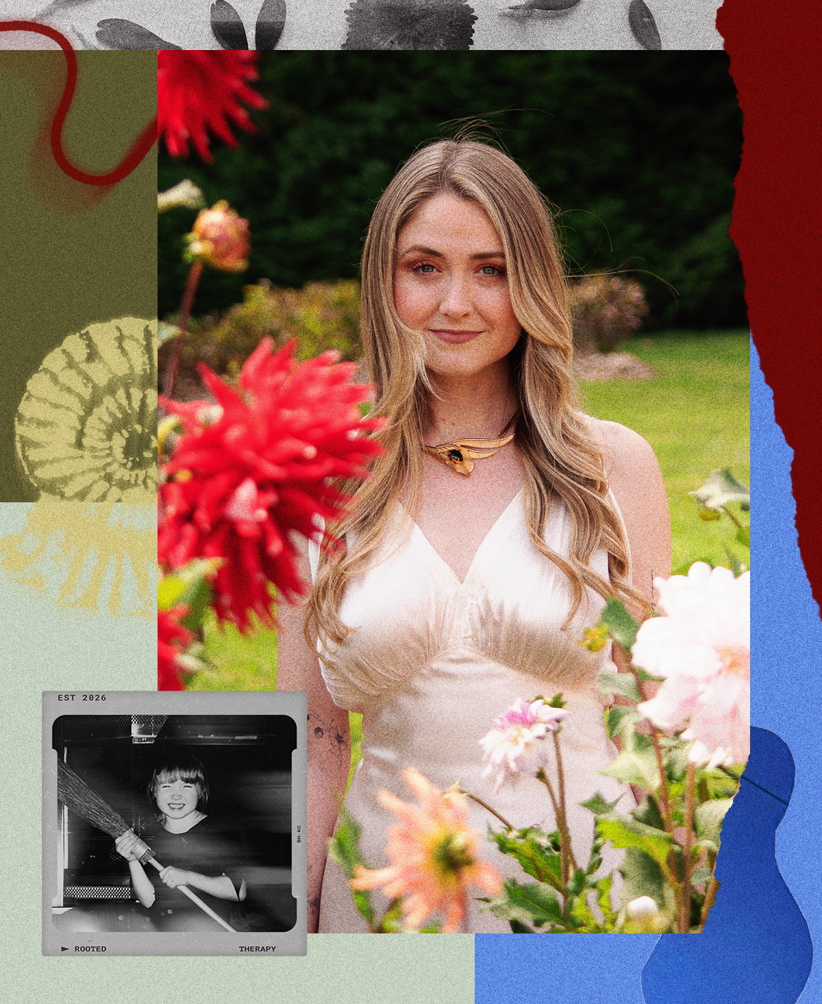 Portrait of therapist offering compassionate mental health support