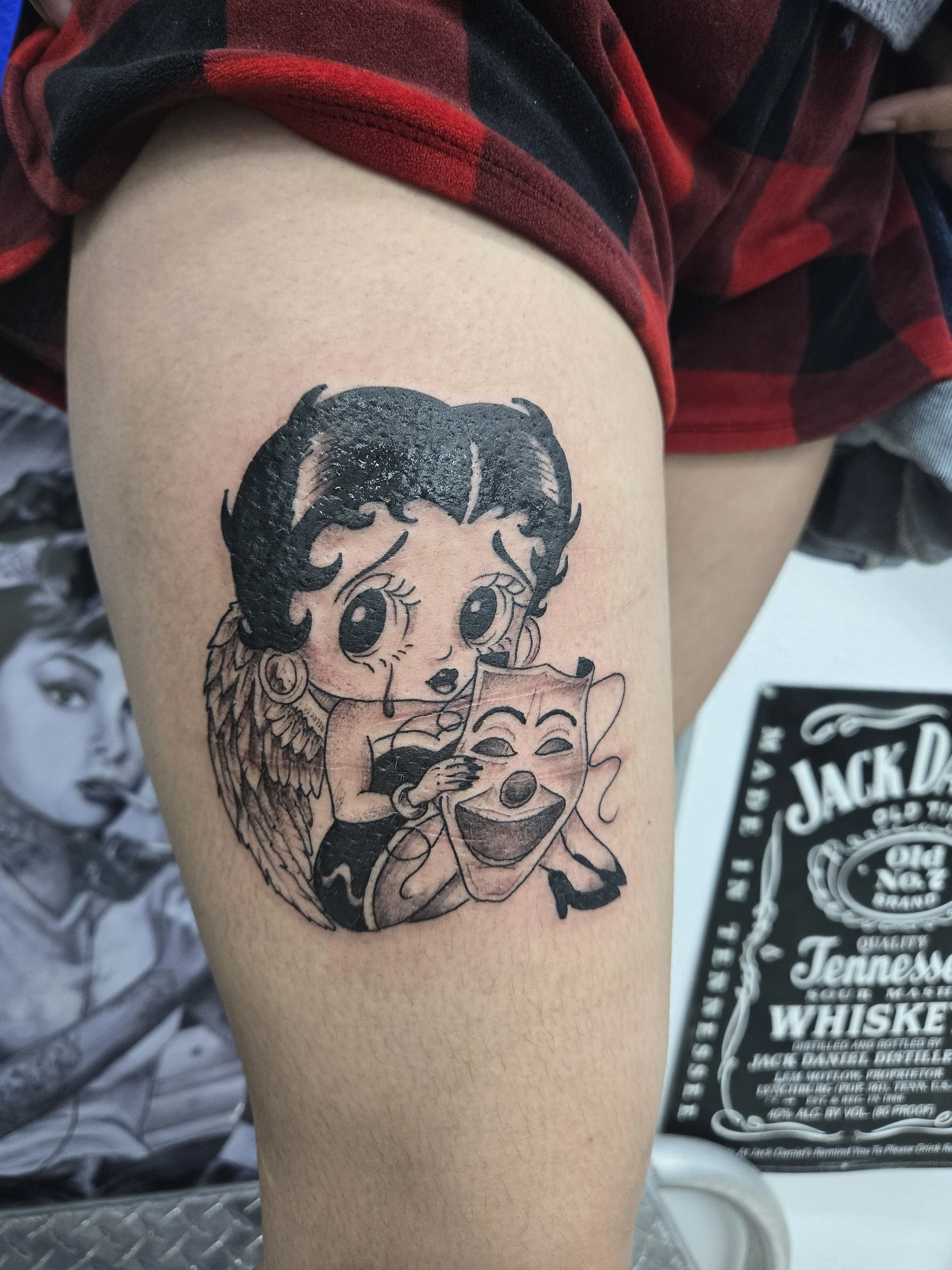 Betty Boop tattoo