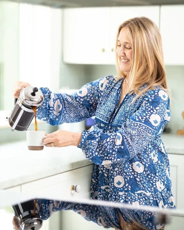 Morning coffee is a ritual I actually protect. I'm intentional about when I drink it, how much, and what I eat alongside it. The goal isn't to cut the things you love &mdash; it's to build a relationship with them that actually works for your body ☕
