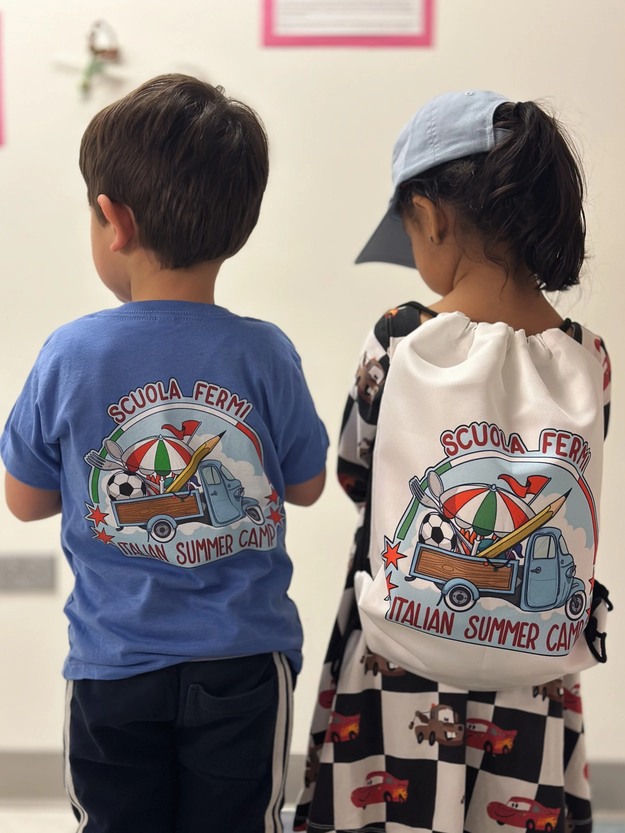 Summer Camp at Scuola Fermi Drawstring Bag