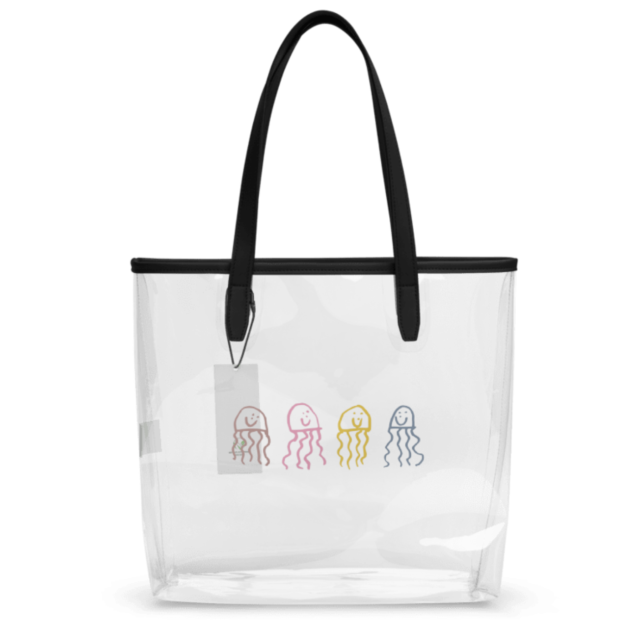 Clear tote Jellyfish Back