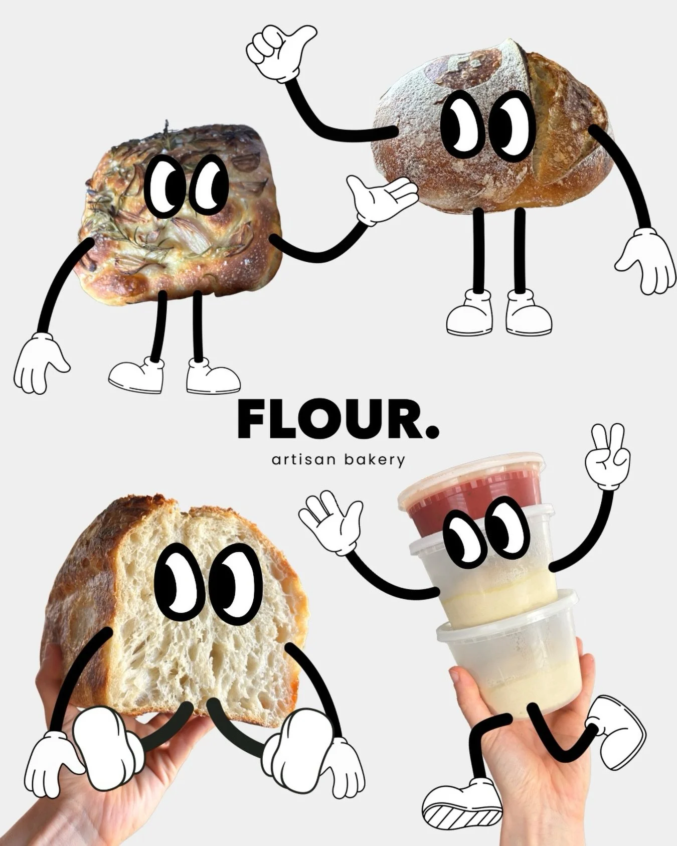 Your favorite friends are back from holiday!! There&rsquo;s still some availability to order for the bread pick up tomorrow! Follow the link in bio to order ❤️