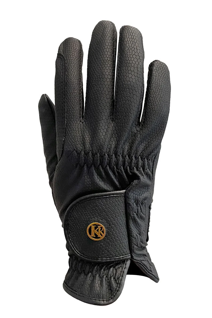 Kunkle black show glove Durable, High-Performance Riding Gloves back.jpg