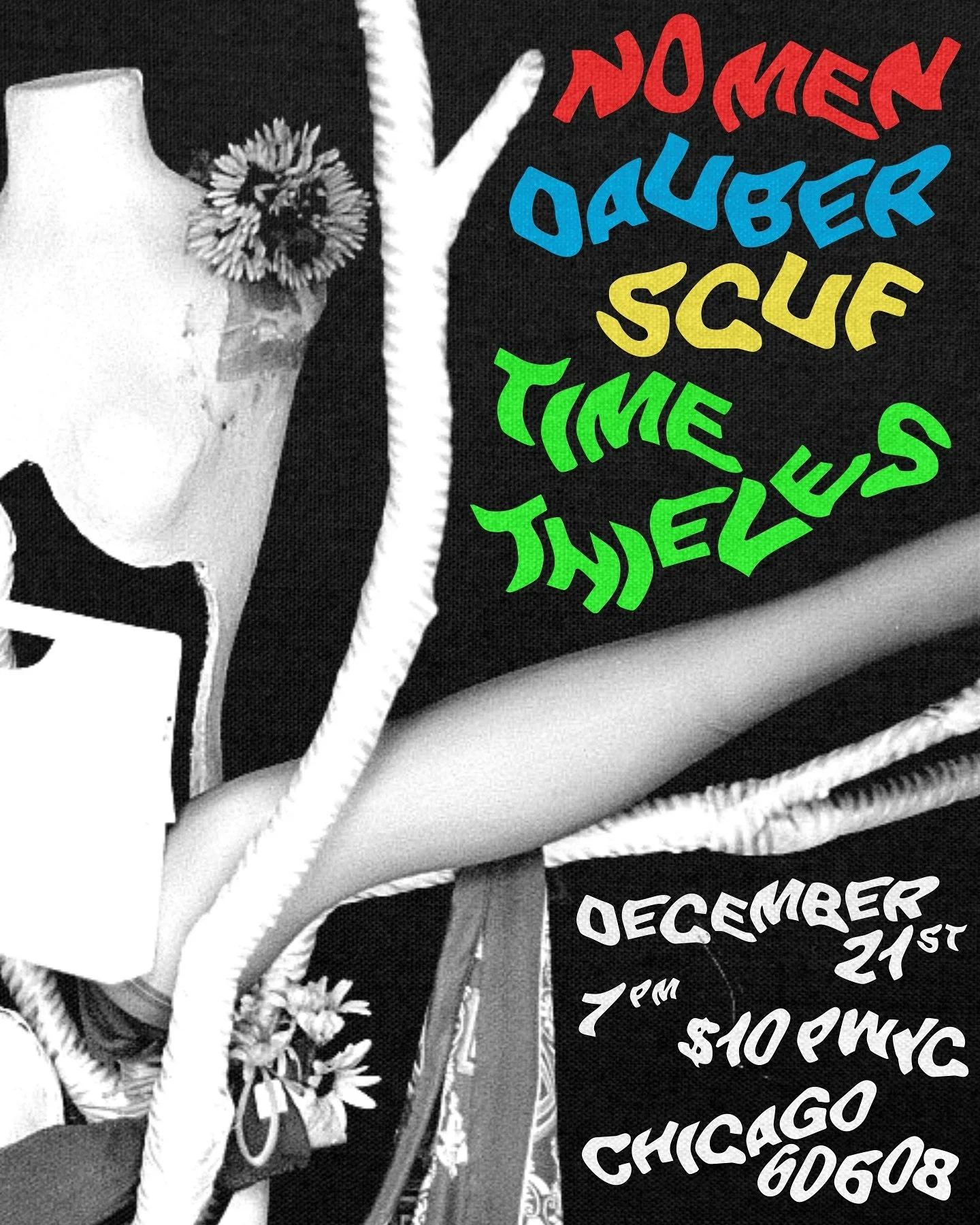PRE XMAS RIPPER w/ @nofuckingmen @dauber_or_else and @scufband coming up next month!
