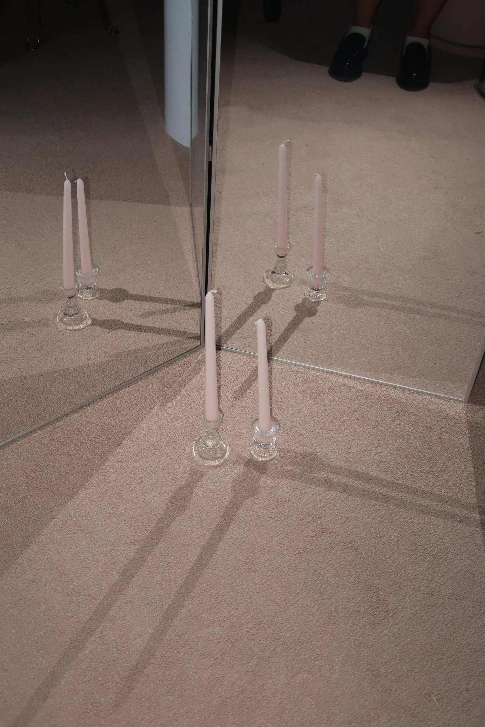 Pink Candle Set