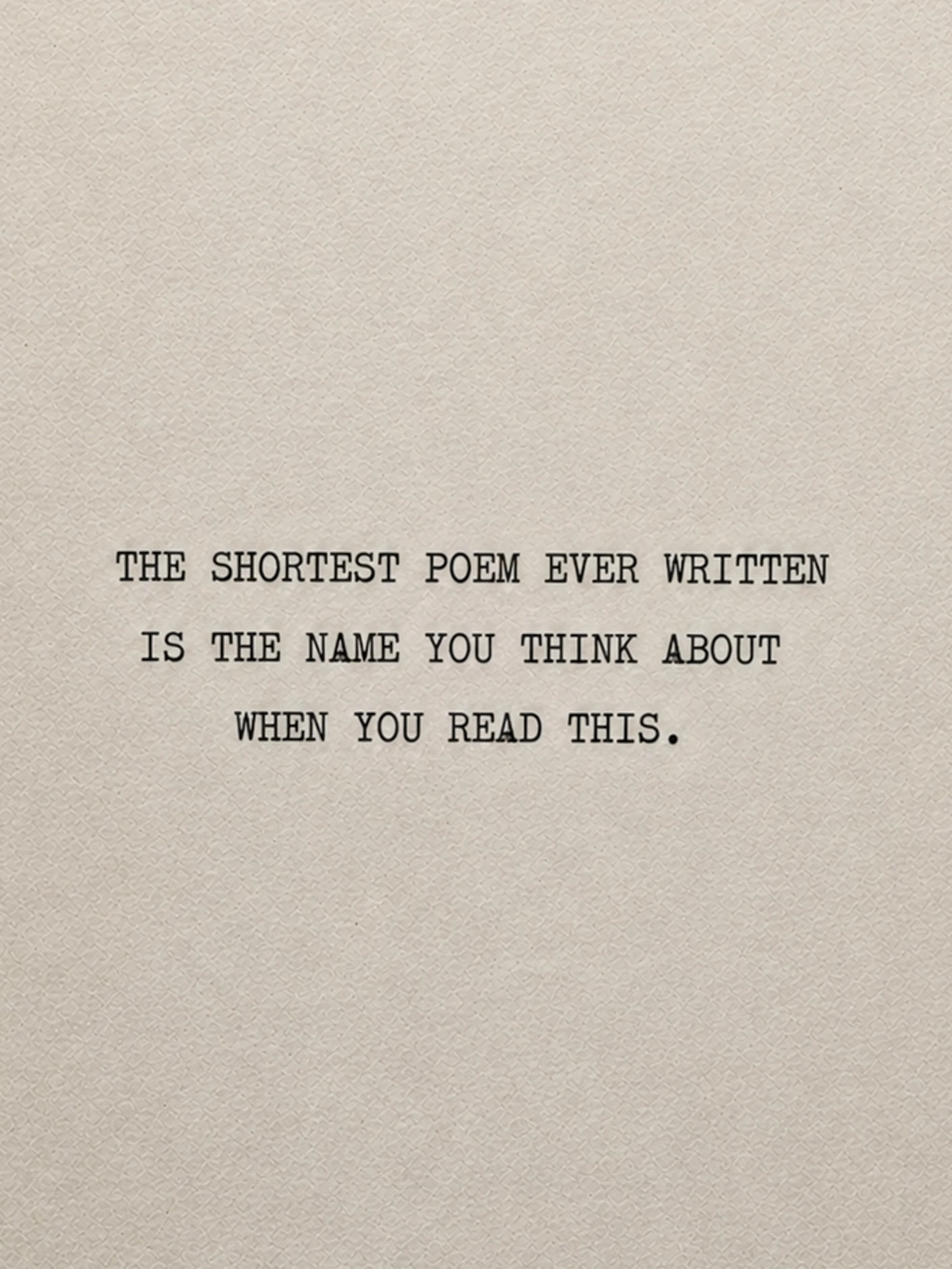 I&rsquo;ve just started writing something new one of my most ambitious ideas that I&rsquo;ve ever had. This is one of the first things I wrote for it. I sent this to a friend of mine and she told me that when she read the quote she could see the pers