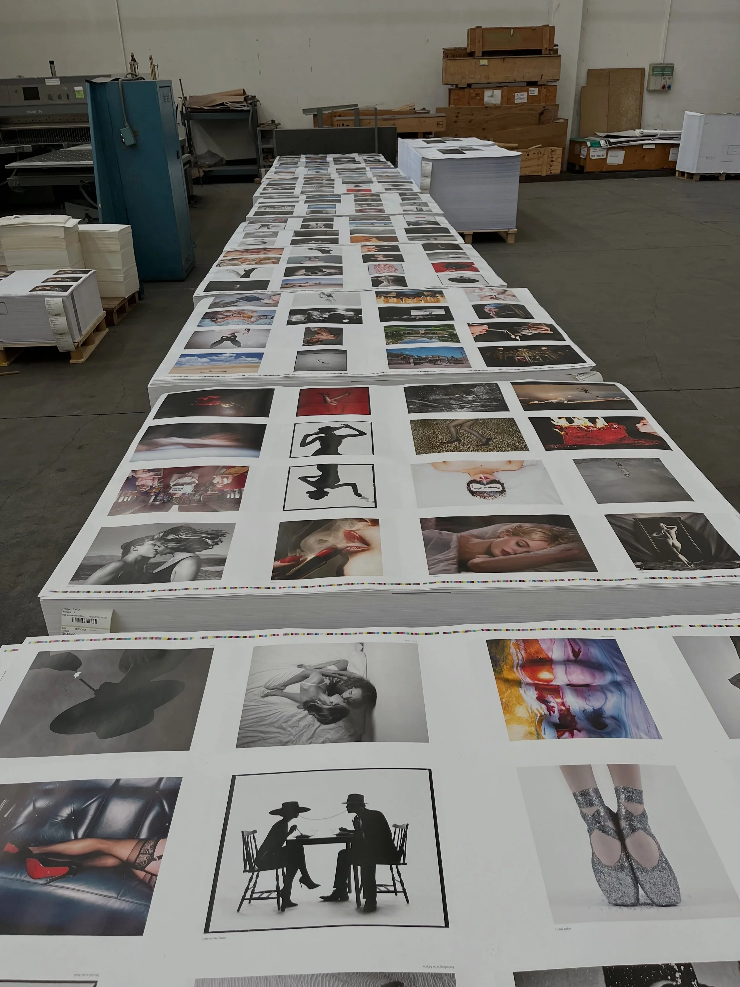 84,000 pounds of books.
A lifetime in the making.
600 pages.
596 photographs.
Printed and bound in Italy.

There is nothing like holding it in your hands.
It feels less like walking through a 600-page gallery. Where would you put this book?