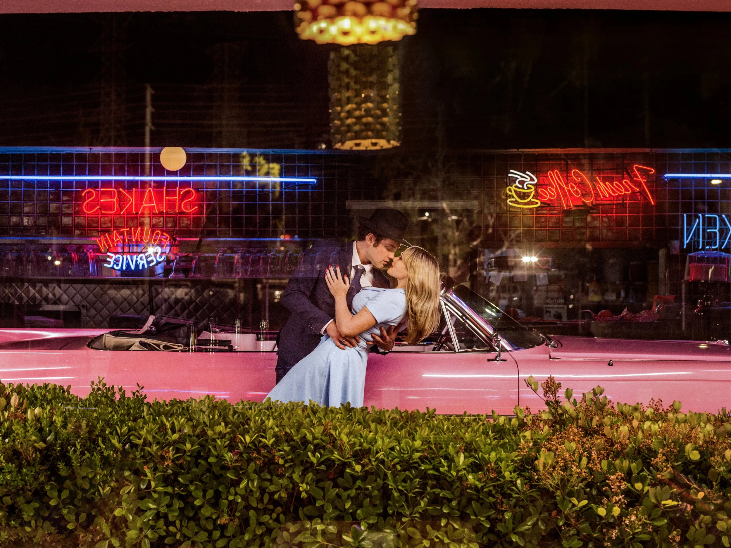 The Couple Outside the Diner