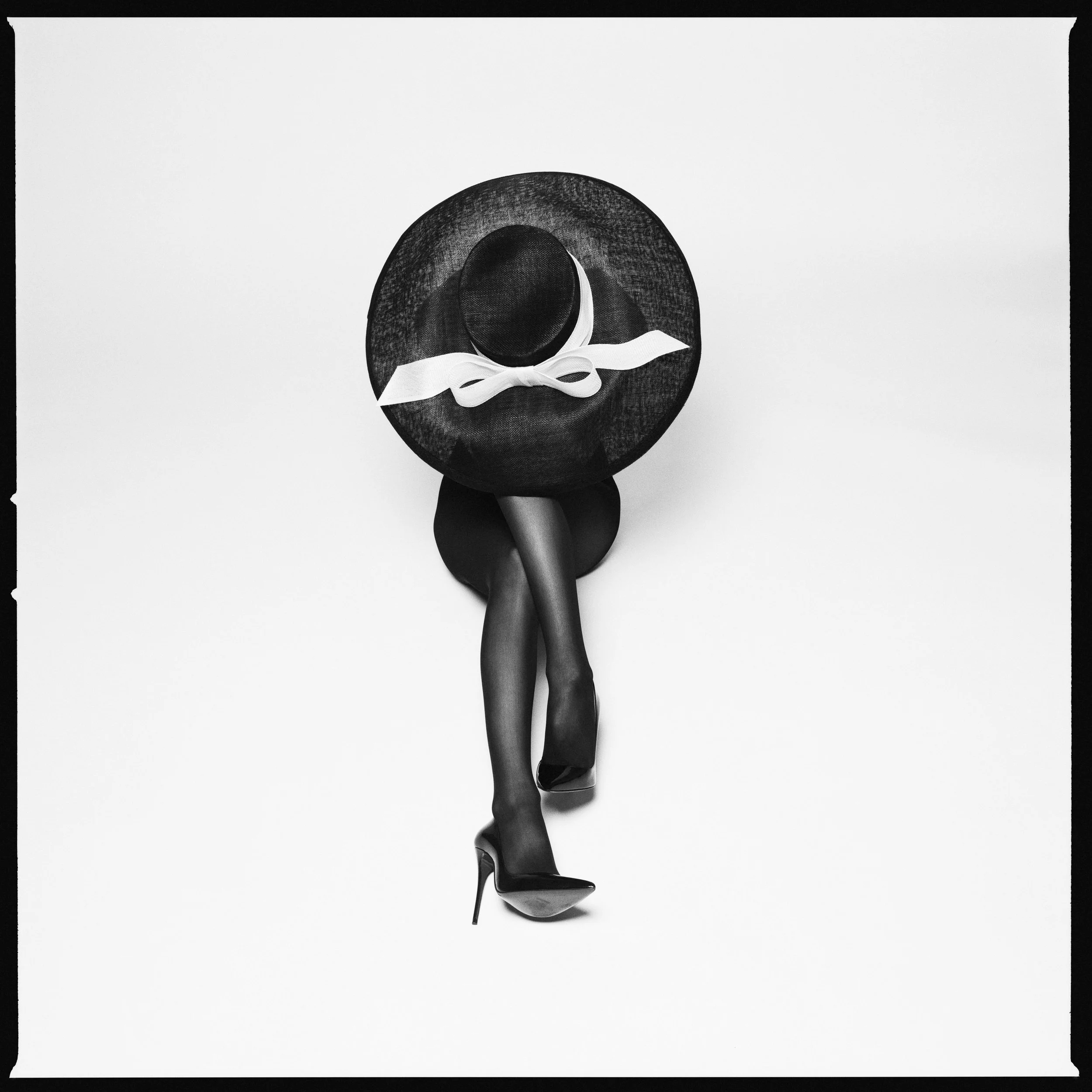 Hat and Heels Silhouette