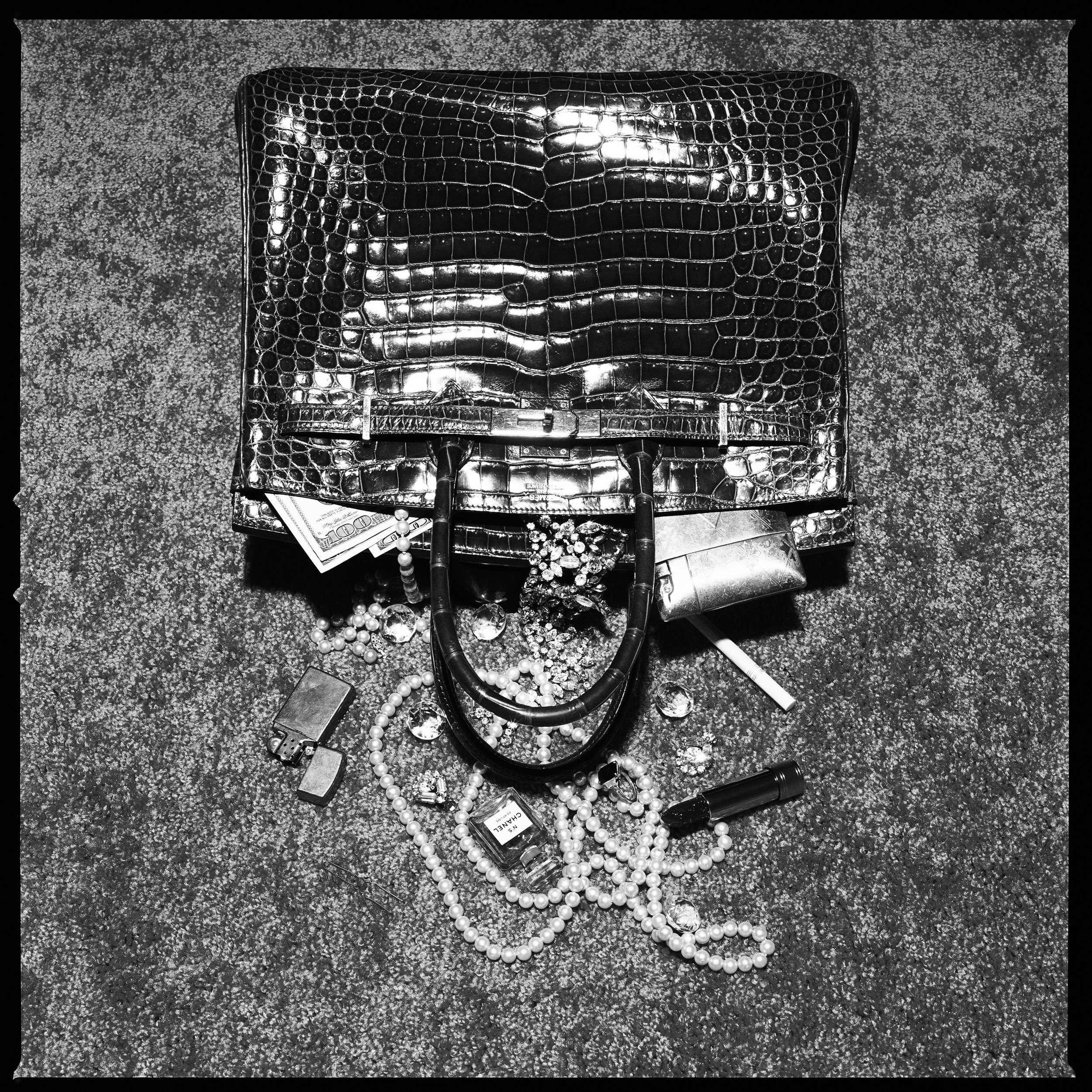 Birkin Spill (B&W)