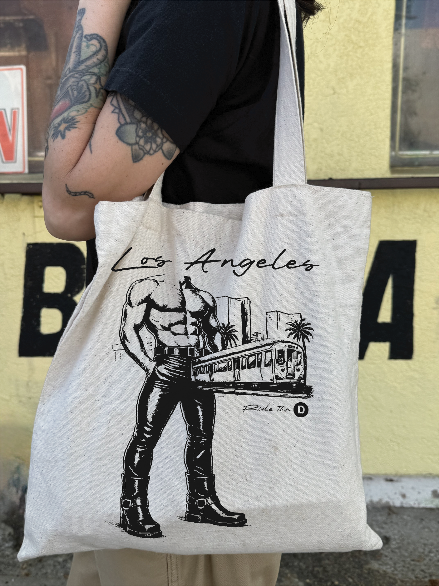 Ride the D Los Angeles Tote